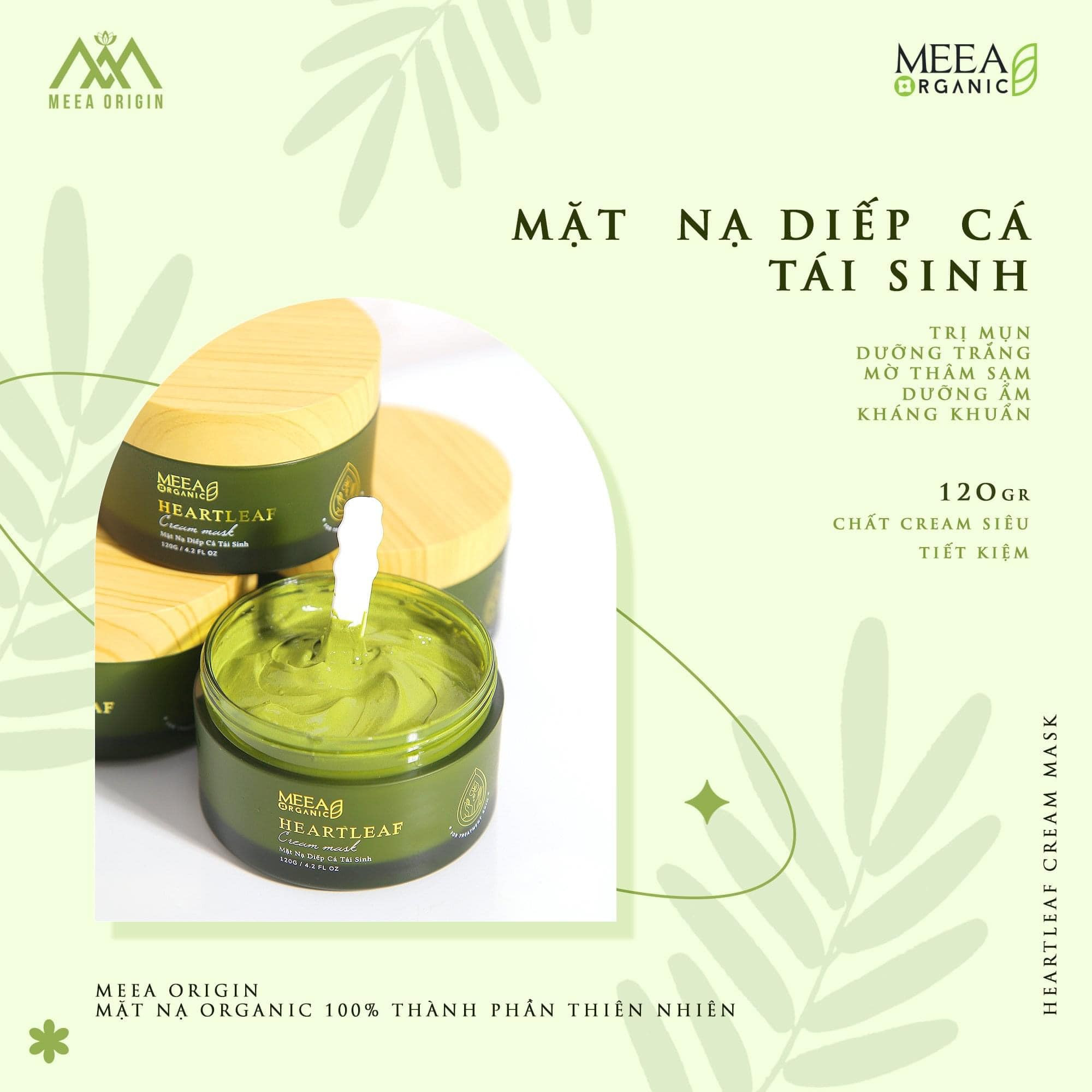 MẶT NẠ DIẾP CÁ MEEA: THẢI ĐỘC, NGỪA MỤN, SÁNG DA MẶT NẠ DIẾP CÁ MEEA: THẢI ĐỘC, NGỪA MỤN, SÁNG DA