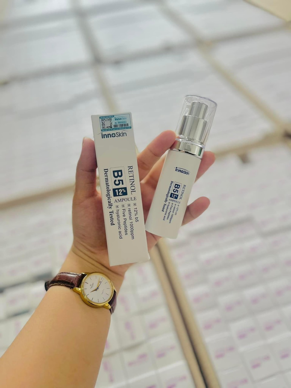 Retinol B5 12% Innoskin không bong tróc Retinol B5 12% Innoskin không bong tróc