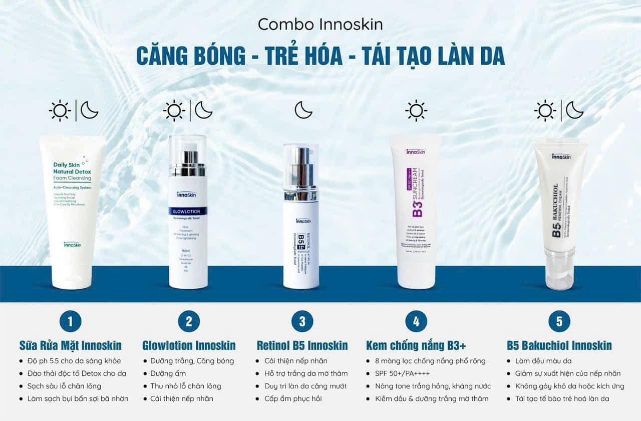 Combo Ontop cháy hàng của Dược mỹ phẩm Innoskin Combo Ontop cháy hàng của Dược mỹ phẩm Innoskin