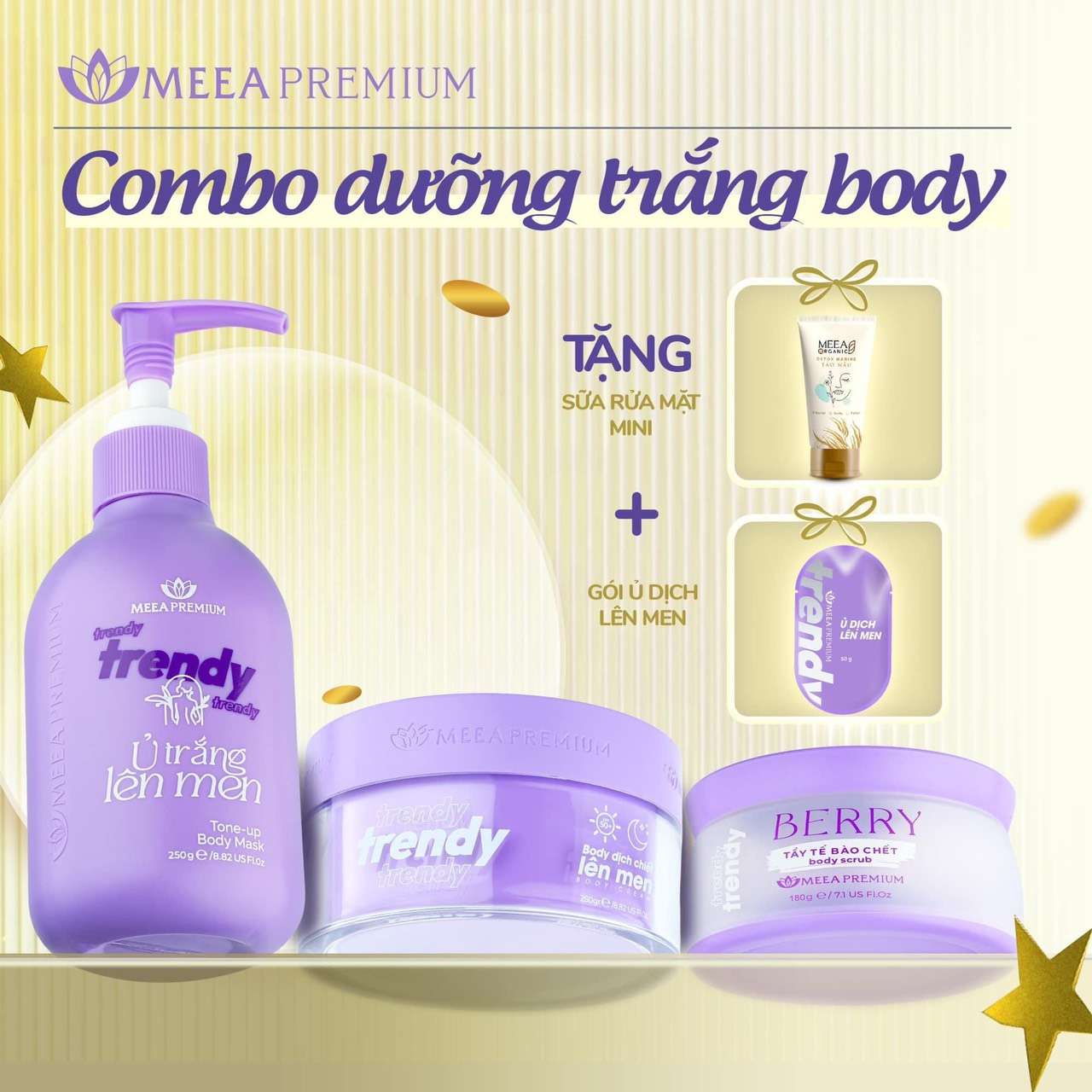 Nhất dáng nhì da trắng xinh cùng combo dưỡng trắng nhà Meea Nhất dáng nhì da trắng xinh cùng combo dưỡng trắng nhà Meea
