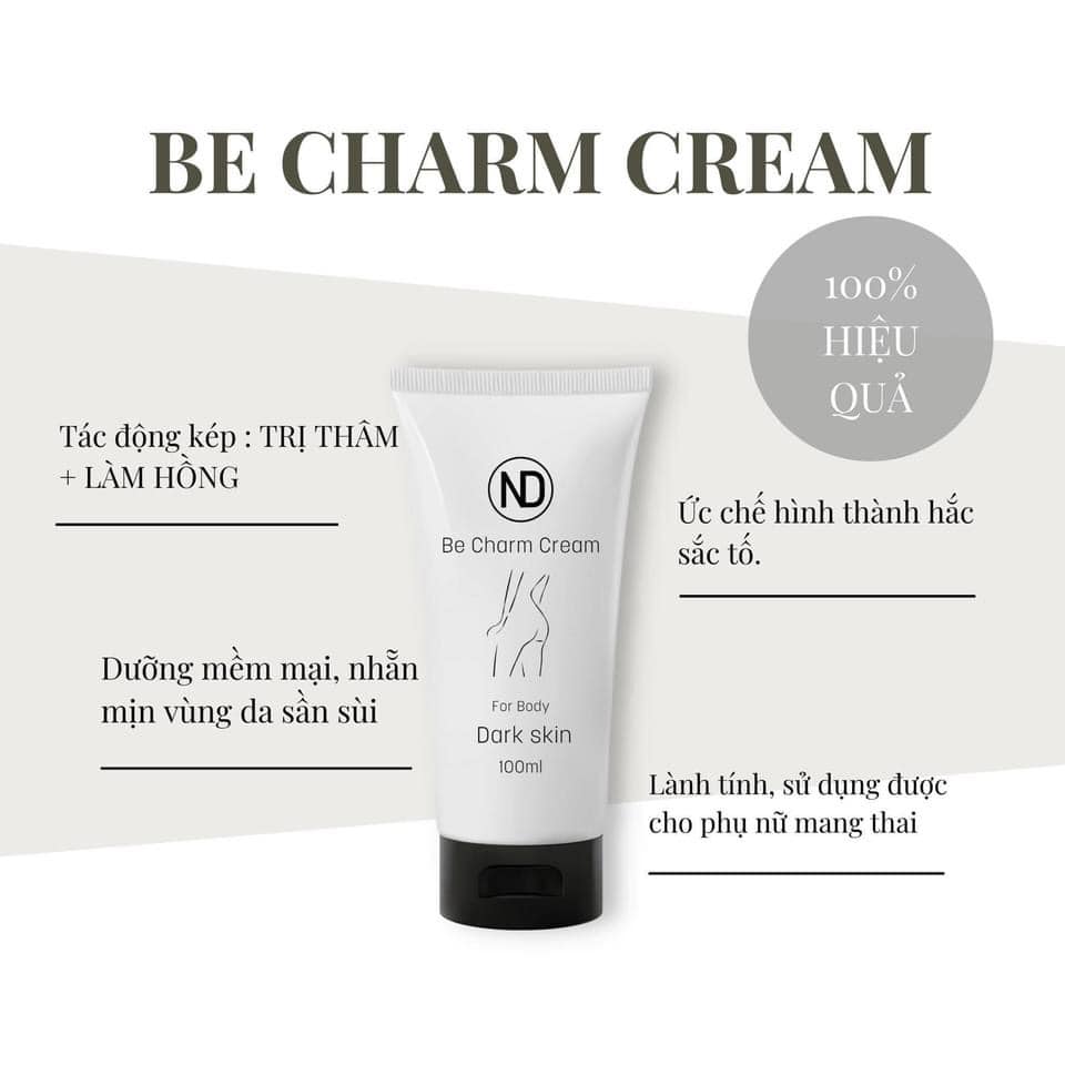 Kem Giảm Thâm Be Charm Cream Mờ Thâm Body Cream 6 in 1 giải cứu chiếc mông thâm sạm Kem Giảm Thâm Be Charm Cream Mờ Thâm Body Cream 6 in 1 giải cứu chiếc mông thâm sạm