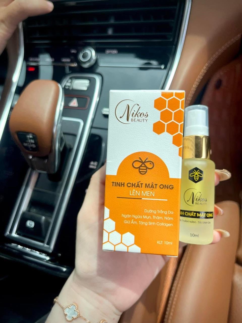 Serum Tinh Chất Mật Ong Lên Men Nikos Beauty Phiên Bản Mới ngừa thâm nám tái sinh da Serum Tinh Chất Mật Ong Lên Men Nikos Beauty Phiên Bản Mới ngừa thâm nám tái sinh da