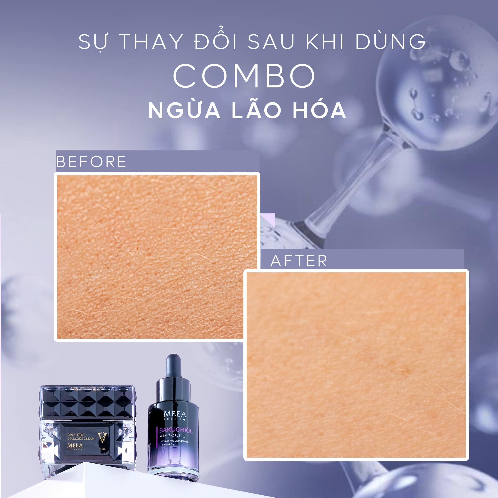 Thế hệ Treatment Bakuchiol Ampoule & Kem Face Collagen Thế hệ Treatment Bakuchiol Ampoule & Kem Face Collagen