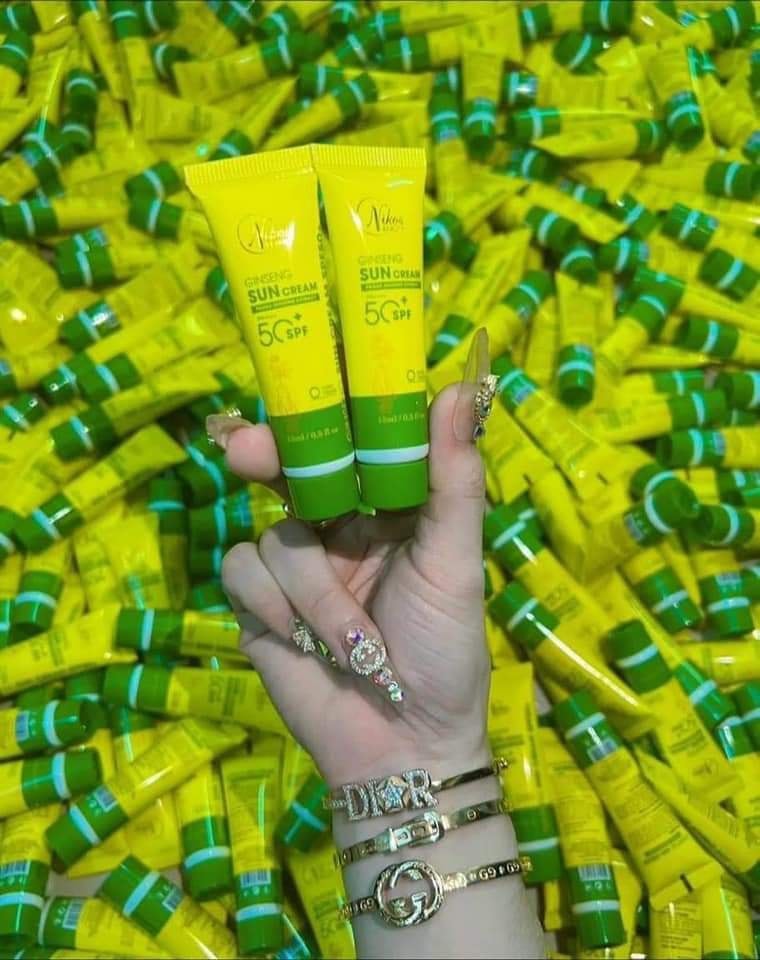 Kem chống nắng Nikos SPF50+ PA+++ Kem chống nắng Nikos SPF50+ PA+++