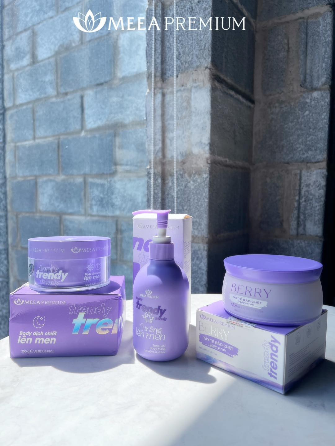 bộ 3 chăm sóc body Trendy bộ 3 chăm sóc body Trendy