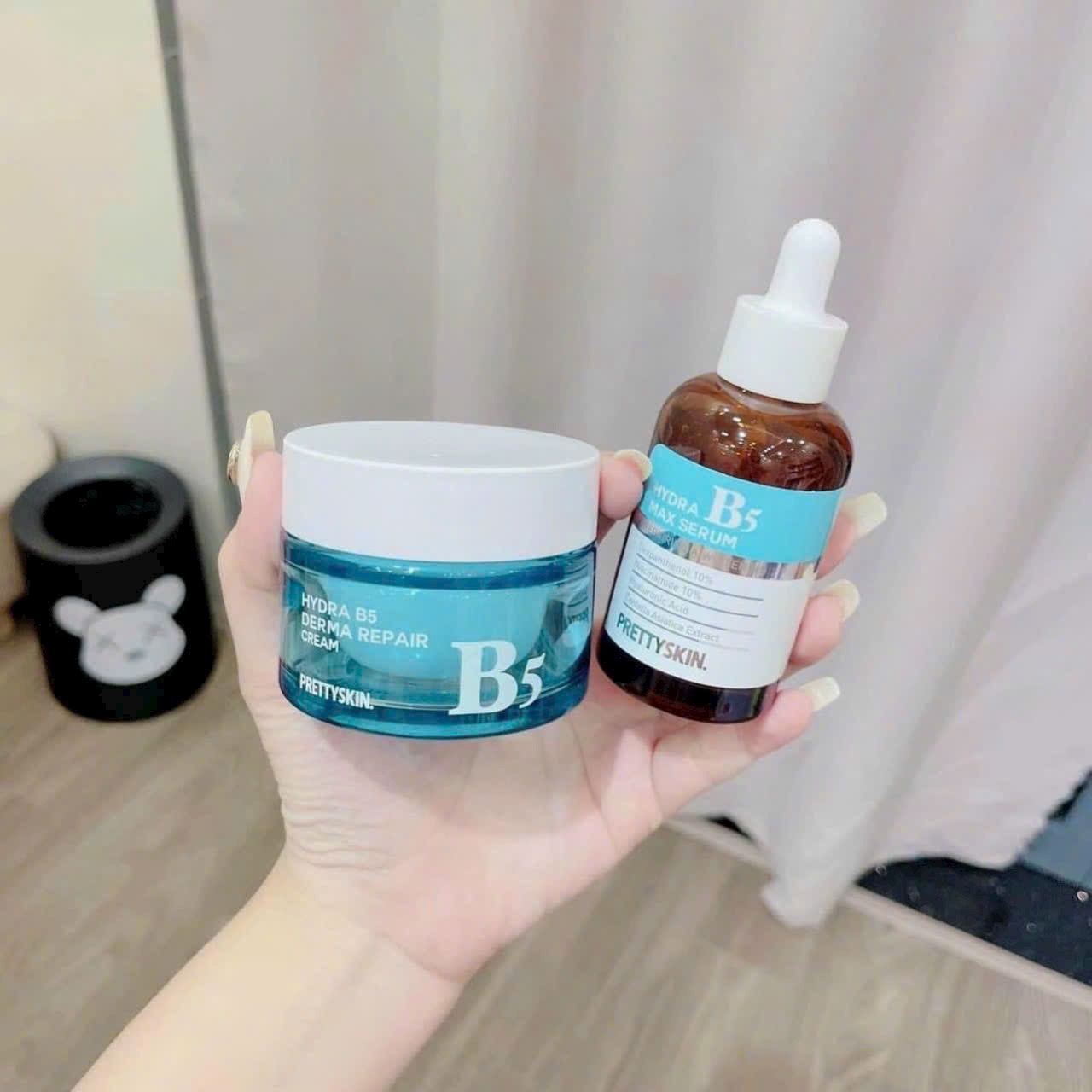 Trùm cuối phục hồi da dưỡng trắng và chống nắng gọi tên kem B5 Prettyskin