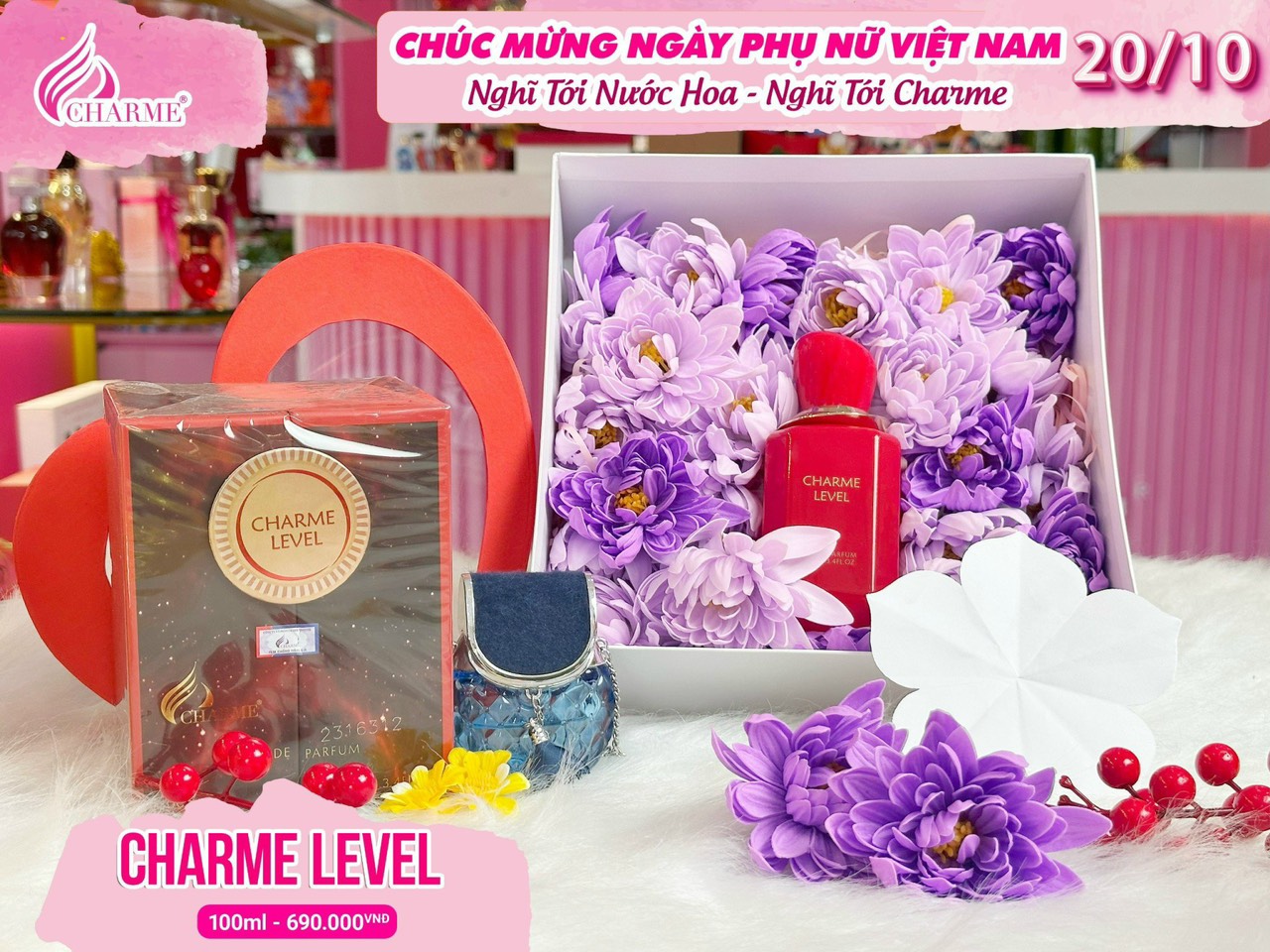 Nước hoa tặng người phụ nữ yêu thương 20/10 Nước hoa tặng người phụ nữ yêu thương 20/10