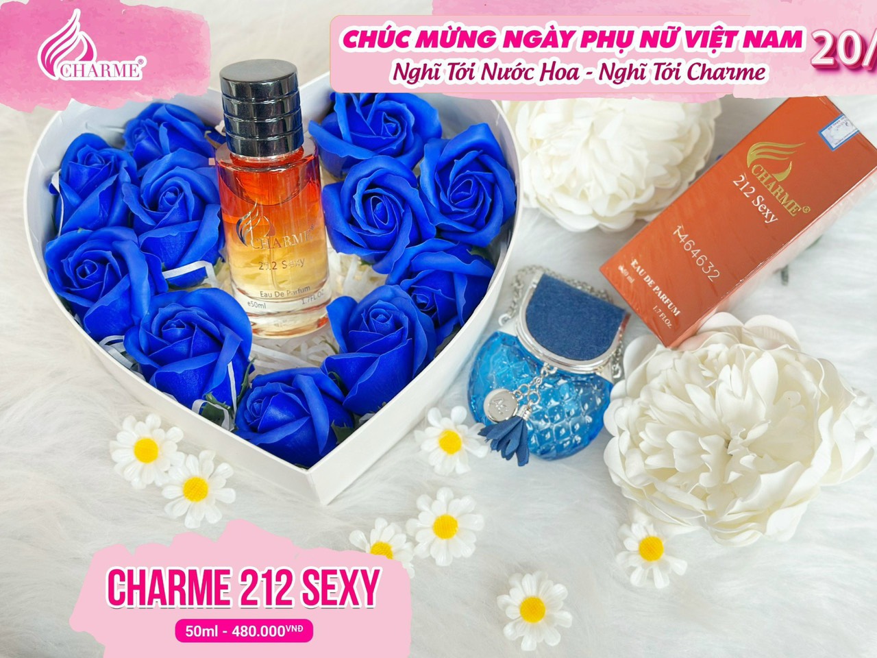 Nước hoa tặng người phụ nữ yêu thương 20/10 Nước hoa tặng người phụ nữ yêu thương 20/10