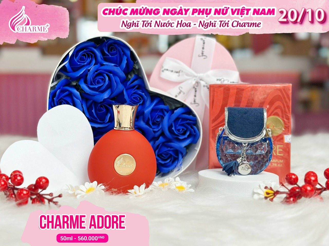 Nước hoa tặng người phụ nữ yêu thương 20/10 Nước hoa tặng người phụ nữ yêu thương 20/10