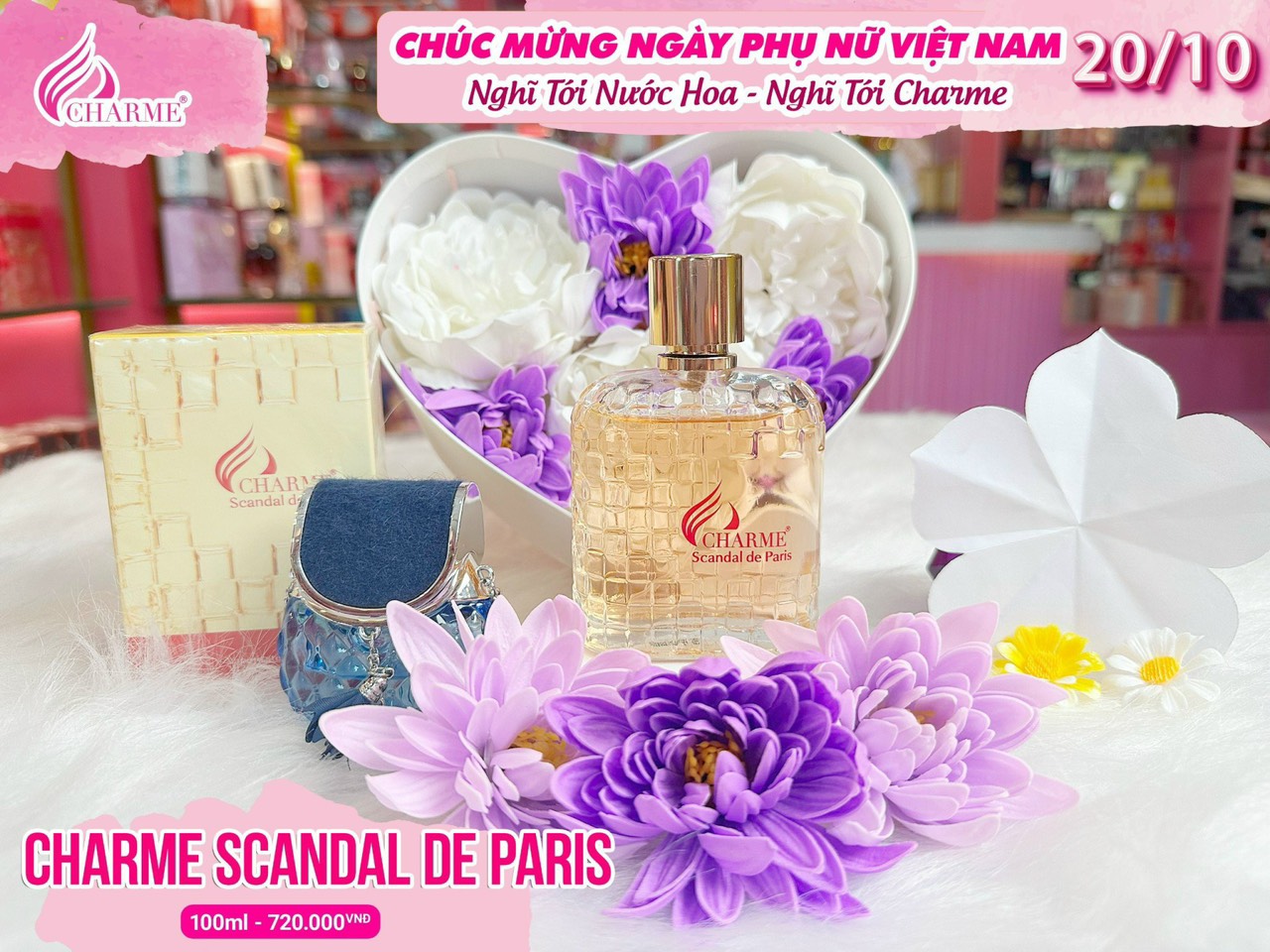 Nước hoa tặng người phụ nữ yêu thương 20/10 Nước hoa tặng người phụ nữ yêu thương 20/10