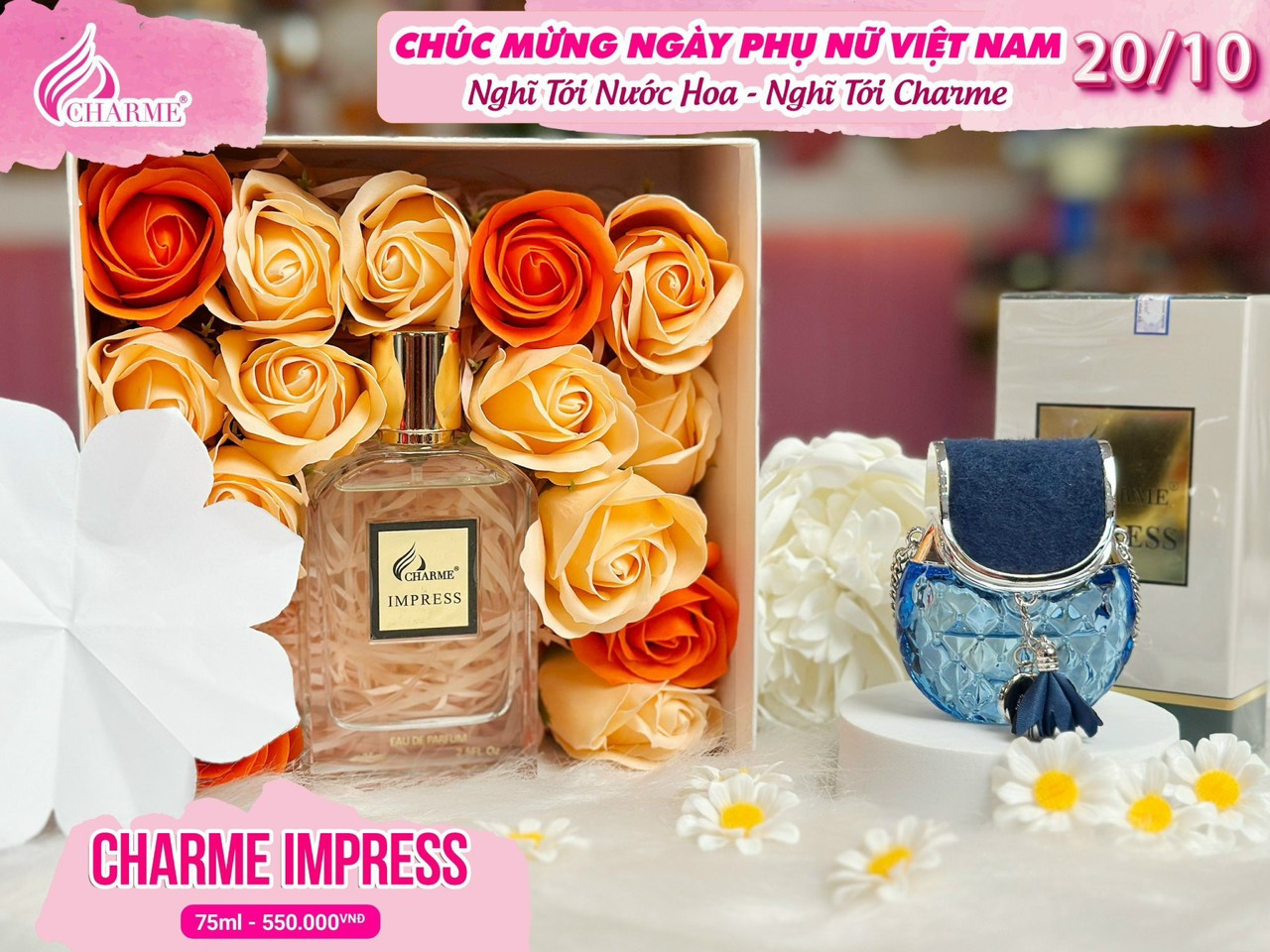 Nước hoa tặng người phụ nữ yêu thương 20/10 Nước hoa tặng người phụ nữ yêu thương 20/10