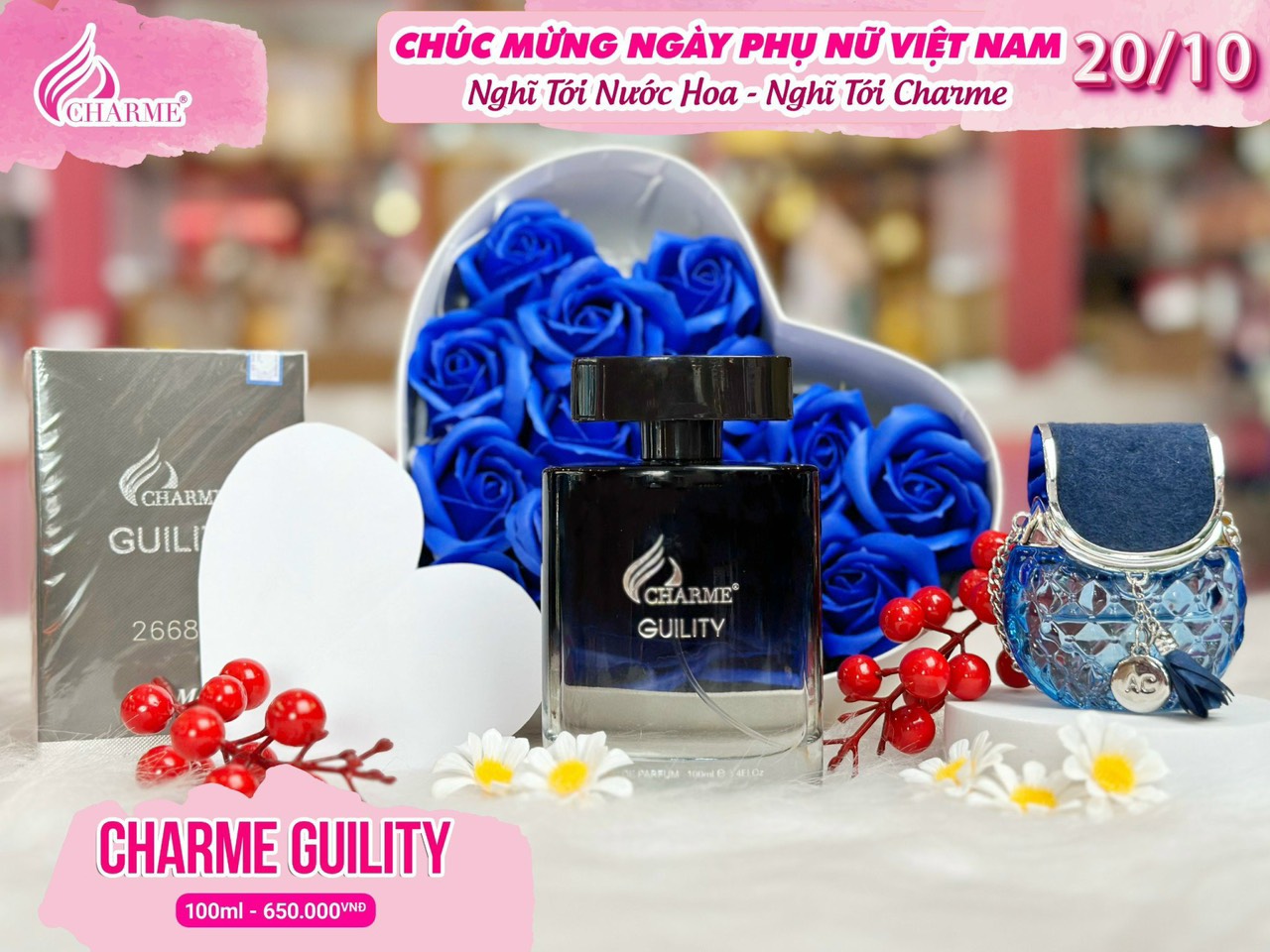 Nước hoa tặng người phụ nữ yêu thương 20/10 Nước hoa tặng người phụ nữ yêu thương 20/10