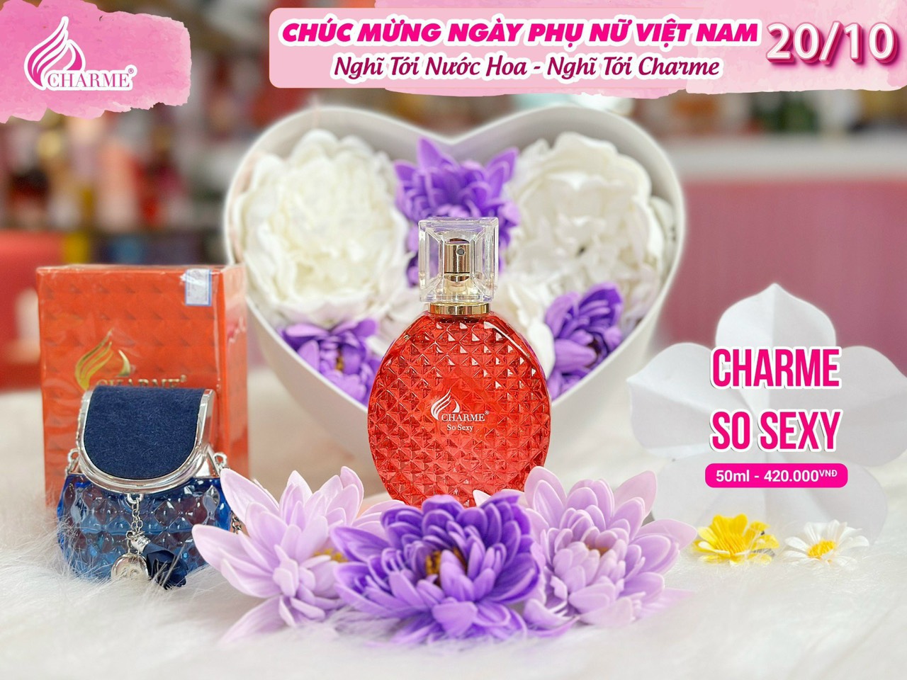 Nước hoa tặng người phụ nữ yêu thương 20/10 Nước hoa tặng người phụ nữ yêu thương 20/10