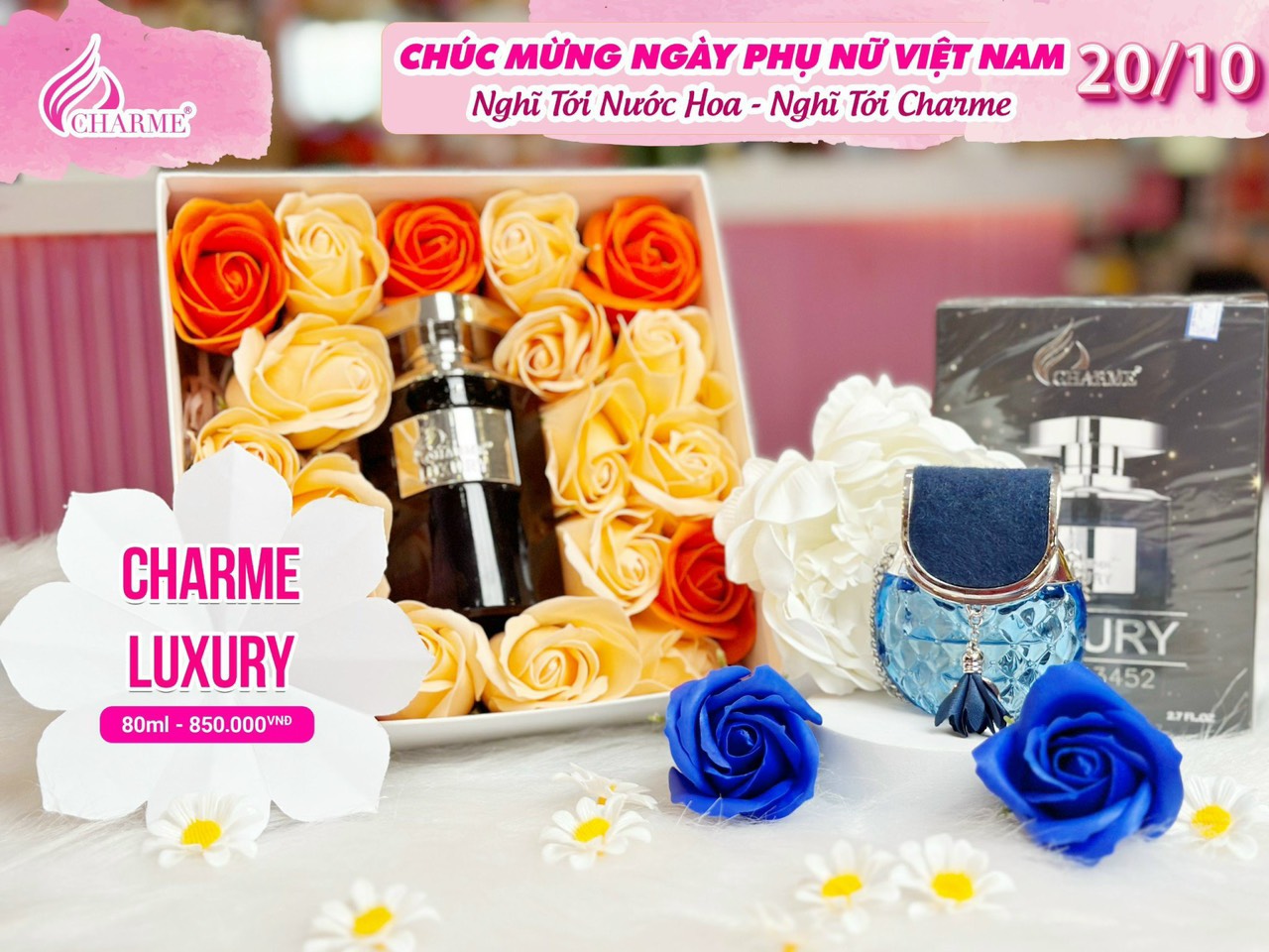 Nước hoa tặng người phụ nữ yêu thương 20/10 Nước hoa tặng người phụ nữ yêu thương 20/10