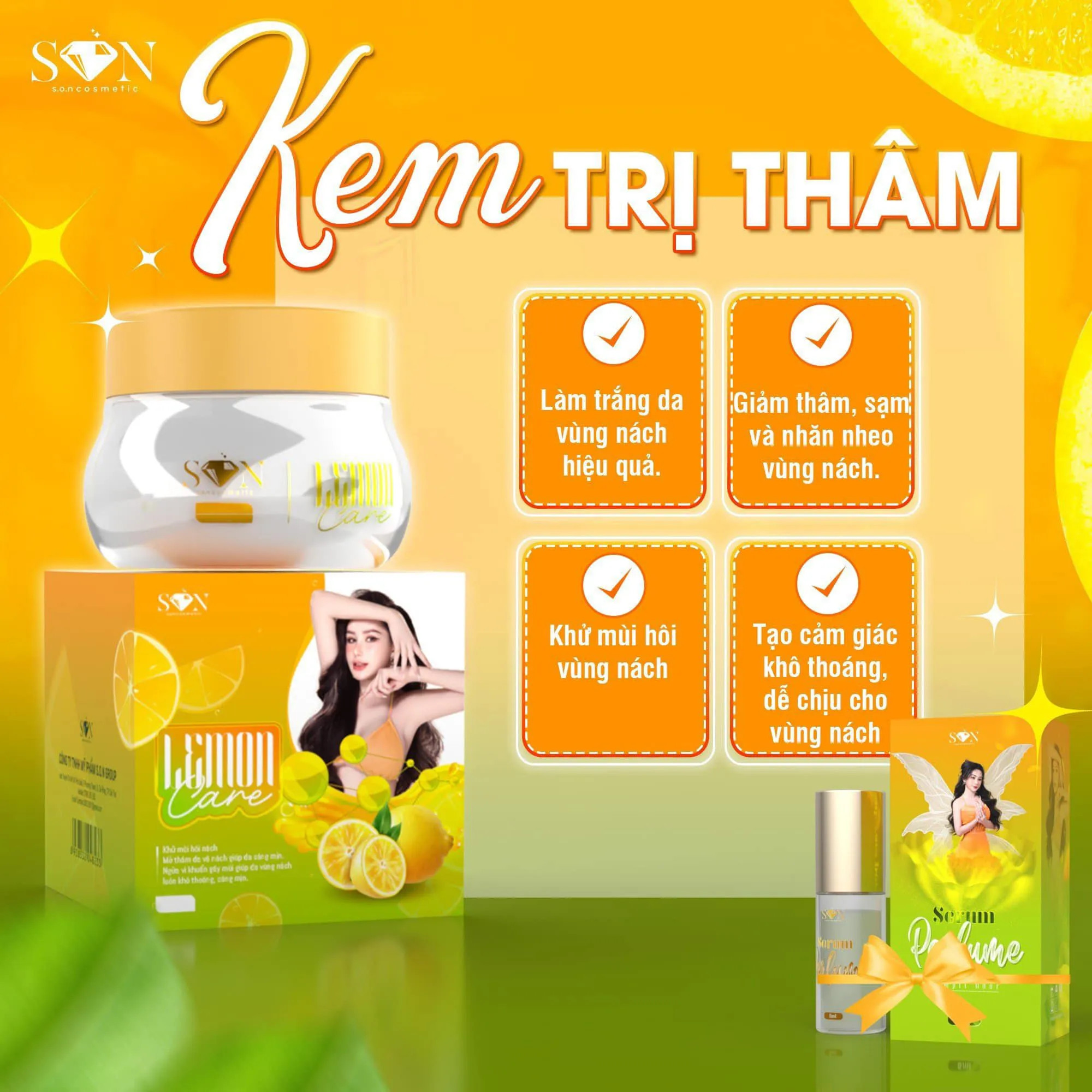 Kem Trị Thâm Lemon Care Son Nguyễn Tiên Cô Tiên Miền Tây Kem Trị Thâm Lemon Care Son Nguyễn Tiên Cô Tiên Miền Tây