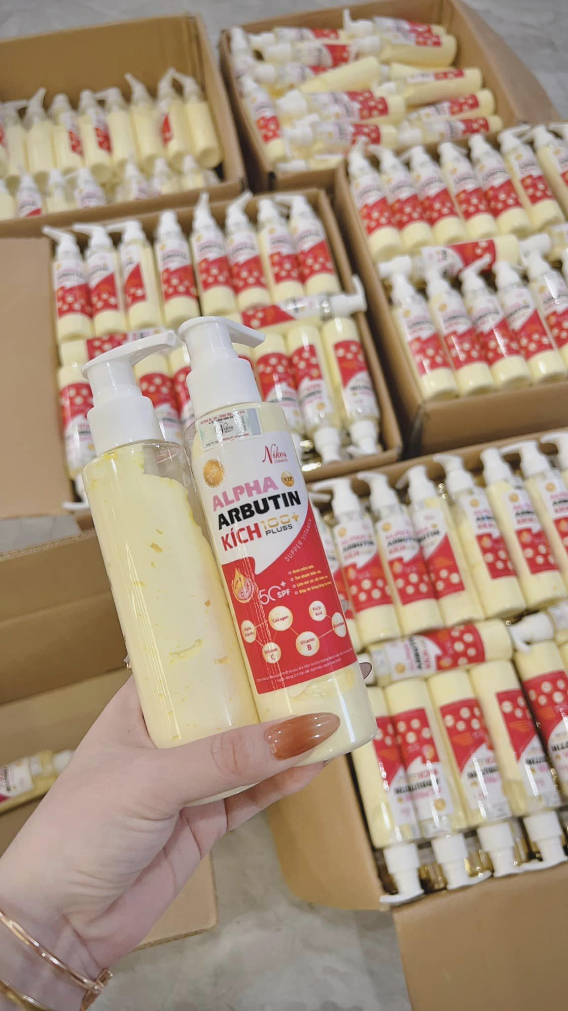 Kem Kích Trắng 100 Alpha Arbutin Thanh Nhi Nikos Beauty Kem Kích Trắng 100 Alpha Arbutin Thanh Nhi Nikos Beauty