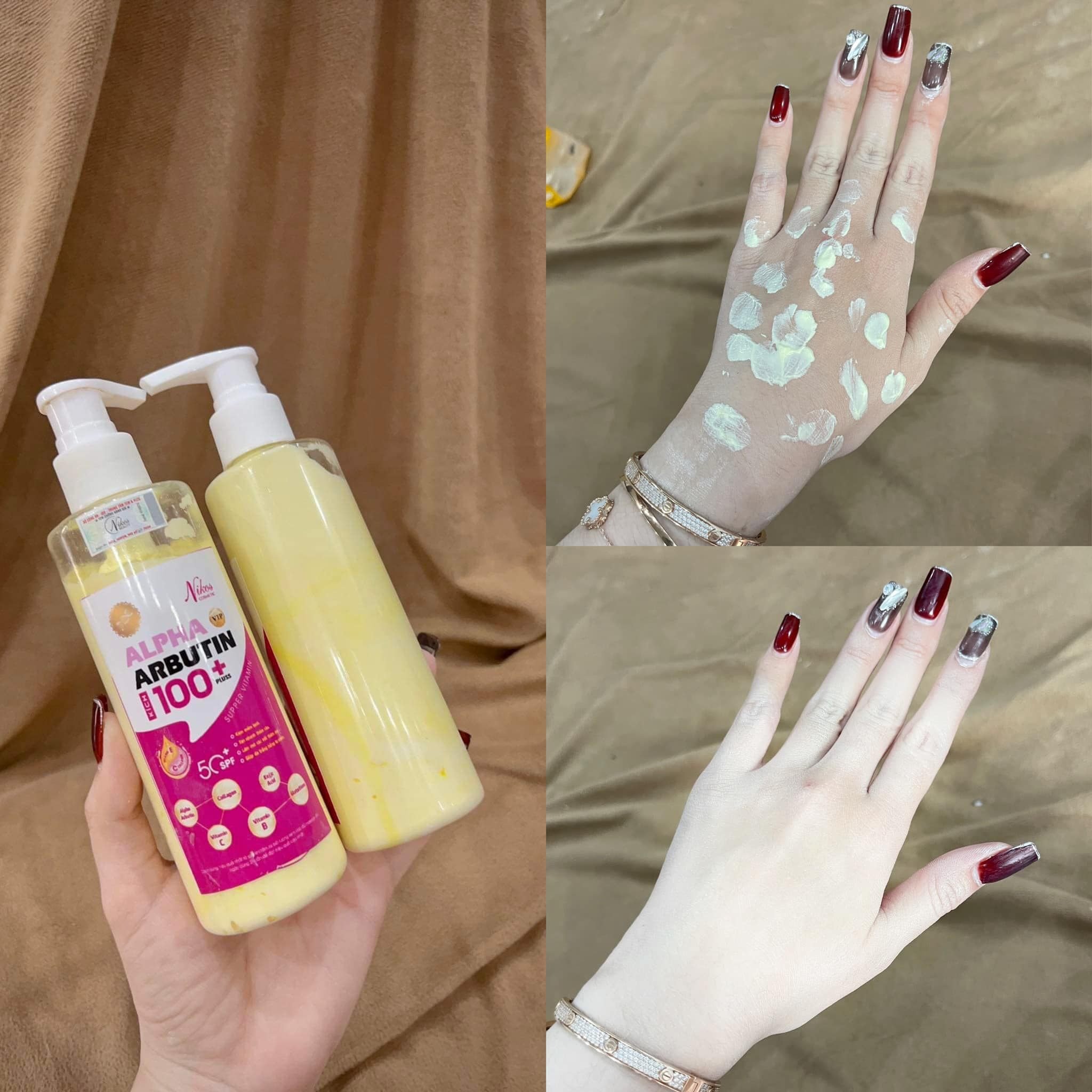 Kem Kích Trắng 100 Alpha Arbutin Thanh Nhi Nikos Beauty Kem Kích Trắng 100 Alpha Arbutin Thanh Nhi Nikos Beauty