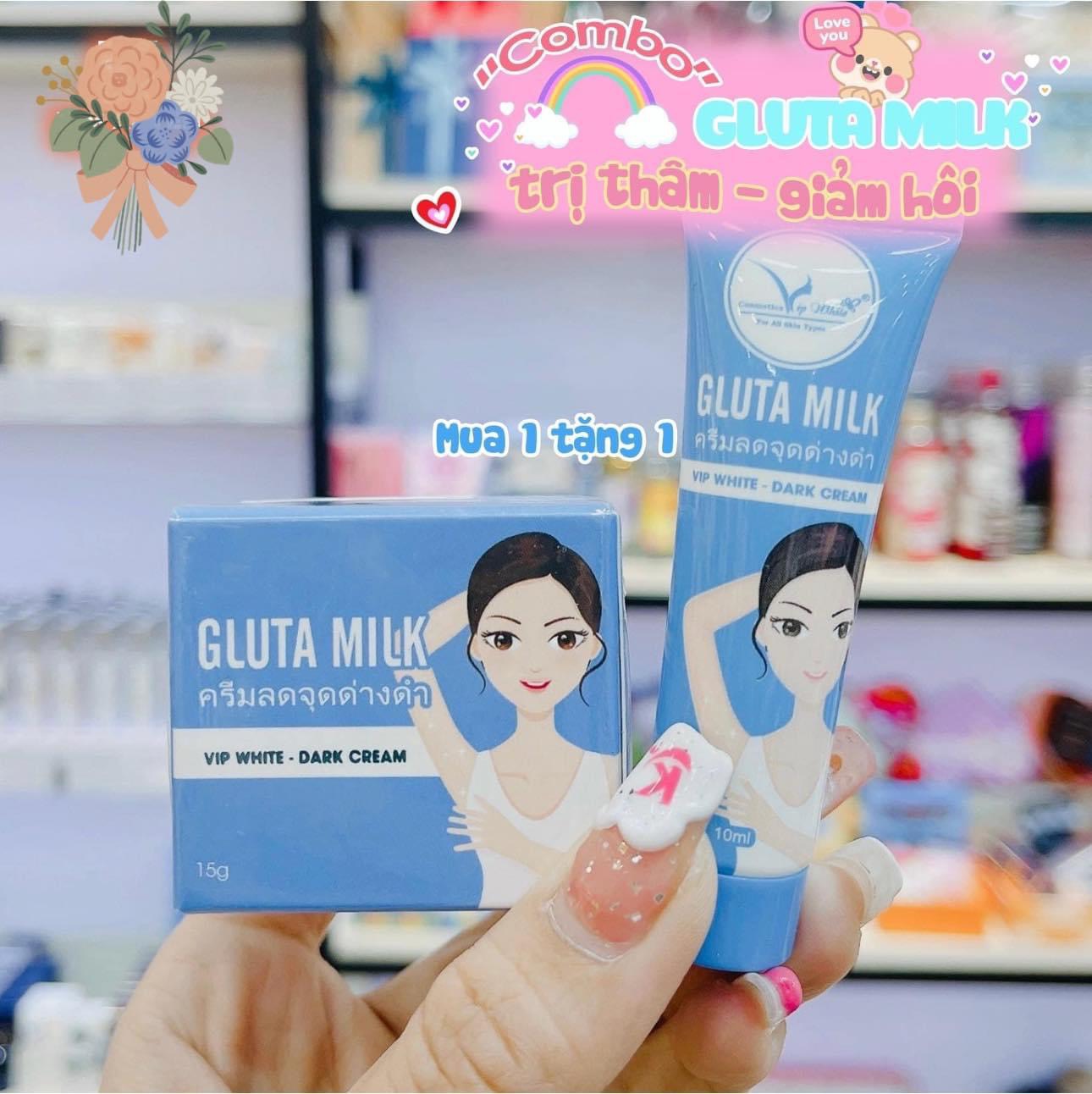Thâm nách gluta milk vip white mua 1 tặng 1 Thâm nách gluta milk vip white mua 1 tặng 1