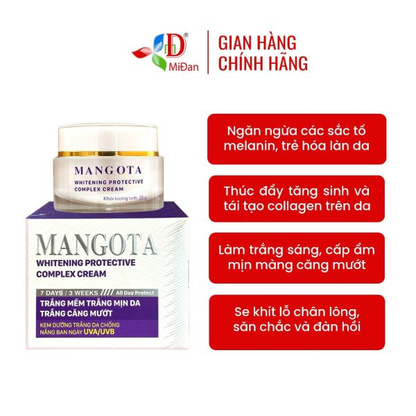 Combo Dưỡng Trắng Serum Mangota và Kem Face Mangota Tím Combo Dưỡng Trắng Serum Mangota và Kem Face Mangota Tím