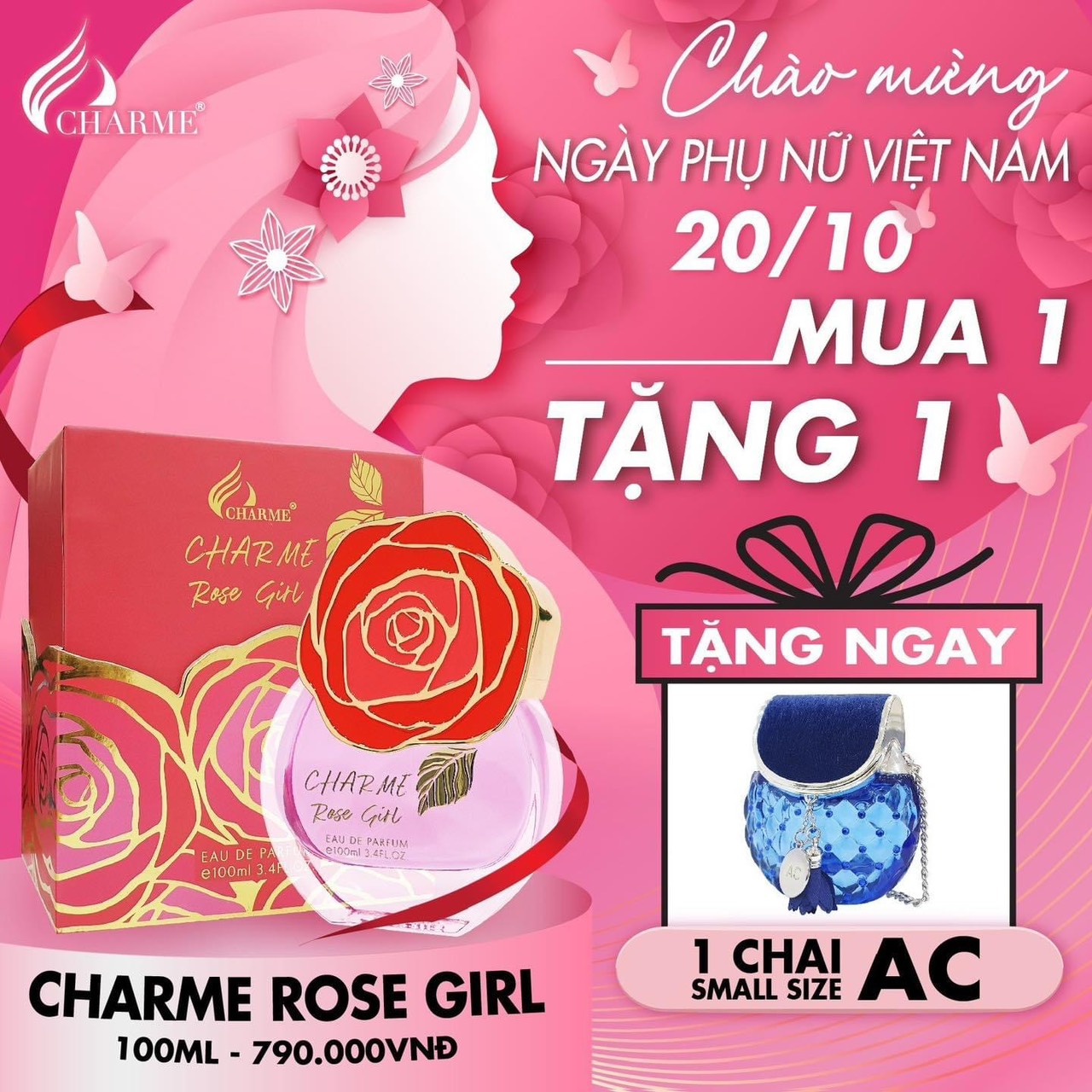 Deal thơm nhất năm lại thêm quà ngọt bão sale mừng ngày phụ nữ Việt Nam 20/10 chính thức đổ bộ tại Charme Perfume Deal thơm nhất năm lại thêm quà ngọt bão sale mừng ngày phụ nữ Việt Nam 20/10 chính thức đổ bộ tại Charme Perfume