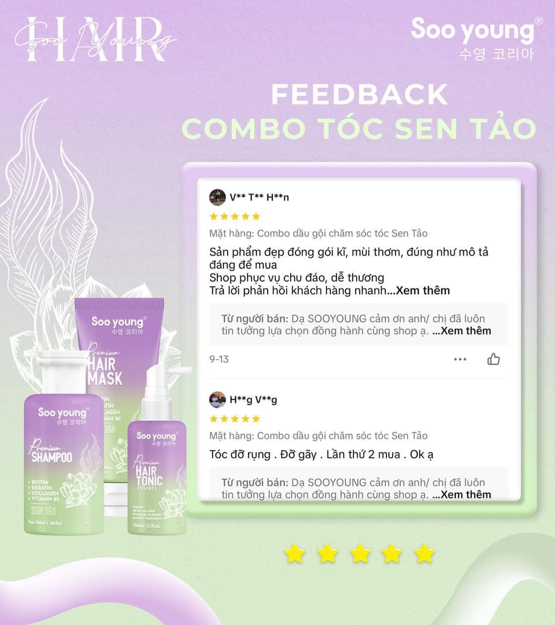 Chất lượng luôn là yếu tố hàng đầu mà SooYoung hướng đến để hục vụ cho cả các khách hàng khó tính nhất Chất lượng luôn là yếu tố hàng đầu mà SooYoung hướng đến để hục vụ cho cả các khách hàng khó tính nhất