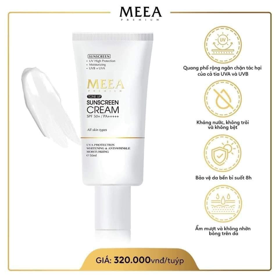 KEM CHỐNG NẮNG MEEA PHỔ RỘNG BẢO VỆ LÀN DA TOÀN DIỆN KEM CHỐNG NẮNG MEEA PHỔ RỘNG BẢO VỆ LÀN DA TOÀN DIỆN