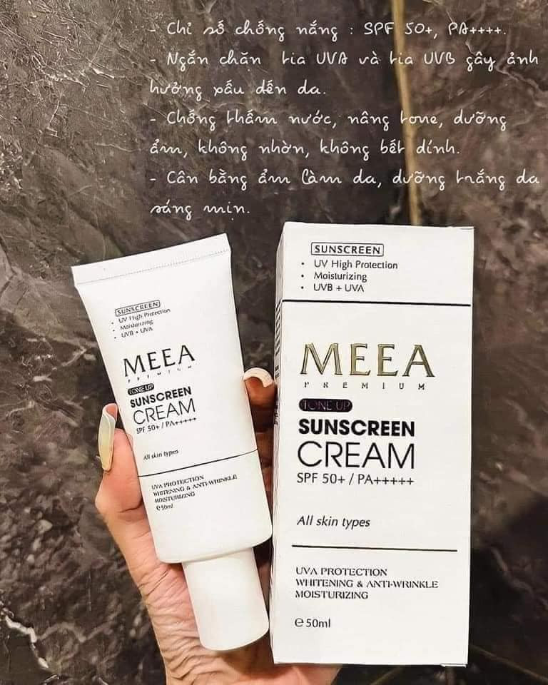 KEM CHỐNG NẮNG MEEA PHỔ RỘNG BẢO VỆ LÀN DA TOÀN DIỆN KEM CHỐNG NẮNG MEEA PHỔ RỘNG BẢO VỆ LÀN DA TOÀN DIỆN