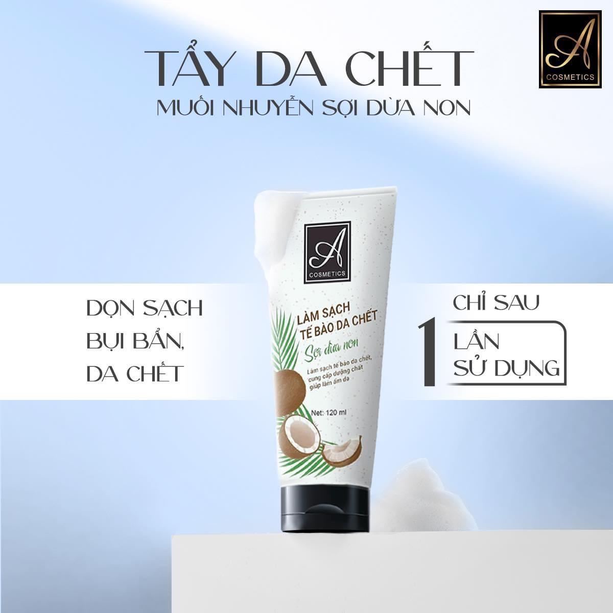 Tẩy tế bào chết face sợi dừa