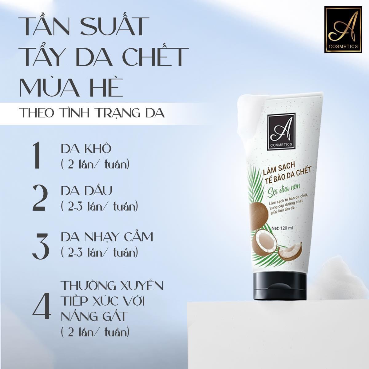 Tẩy tế bào chết face sợi dừa Tẩy tế bào chết face sợi dừa