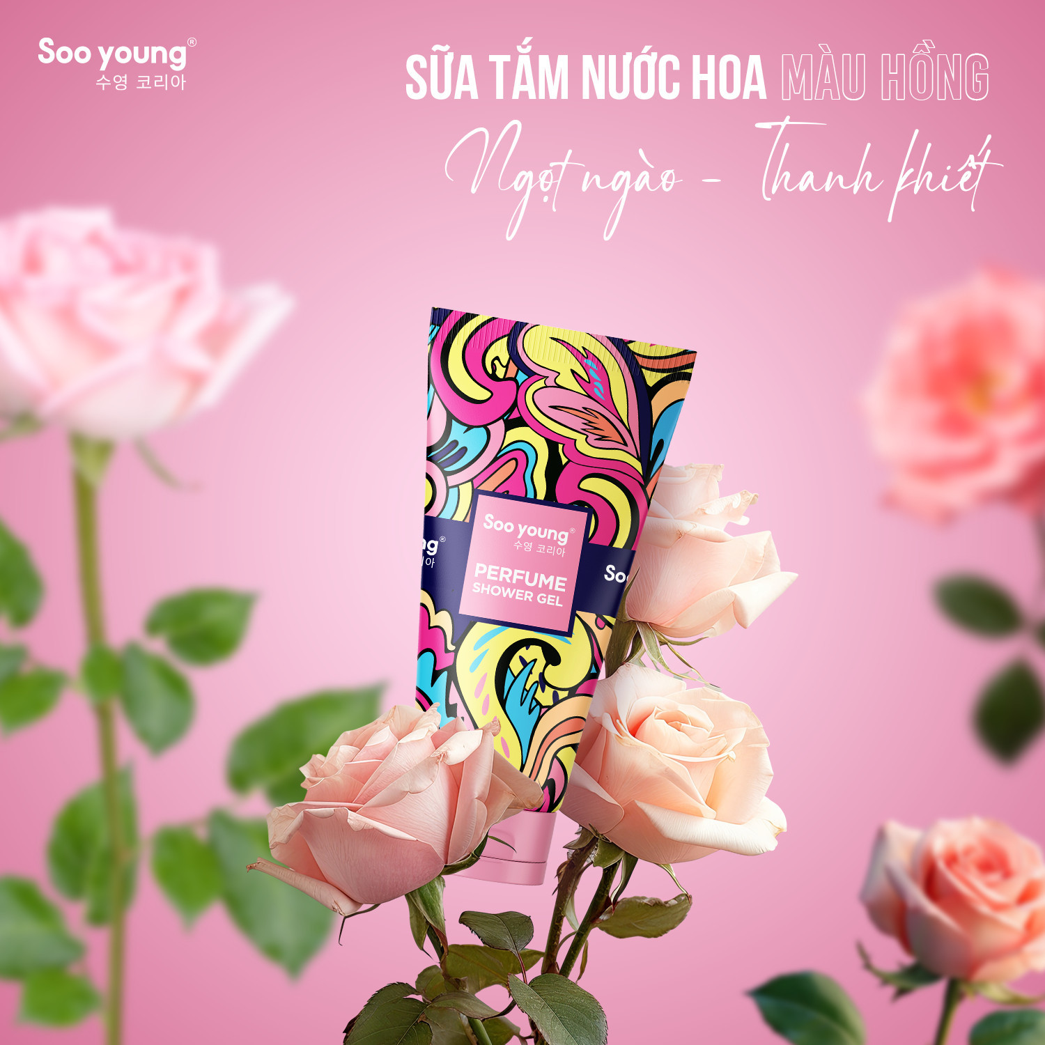 Combo 3 Chai Sữa Tắm Nước Hoa Soo Young Combo 3 Chai Sữa Tắm Nước Hoa Soo Young