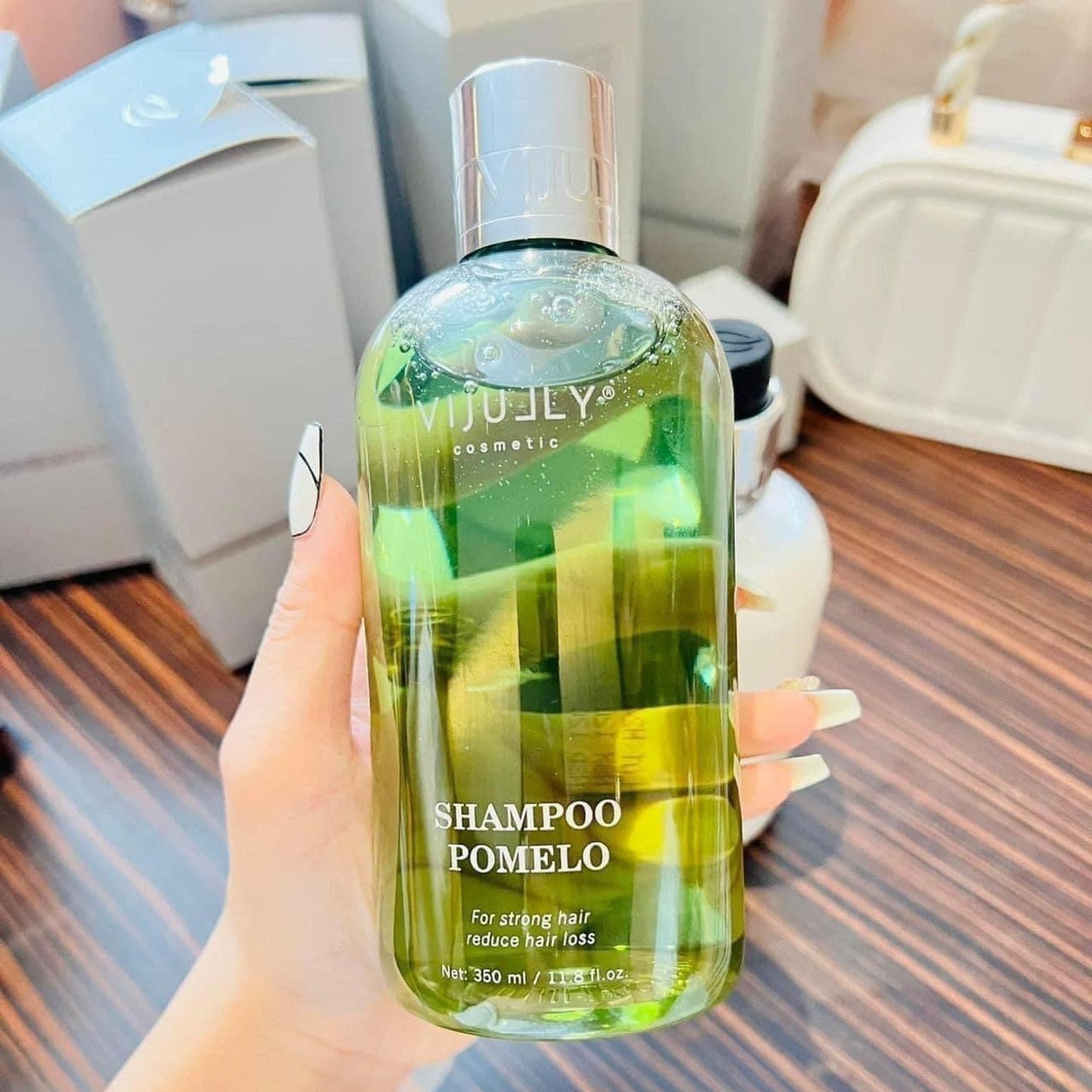 Mẫu mới Vijuly quá sang xịn luôn set bộ Bưởi Vijuly dành cho nàng hay rụng tóc Mẫu mới Vijuly quá sang xịn luôn set bộ Bưởi Vijuly dành cho nàng hay rụng tóc