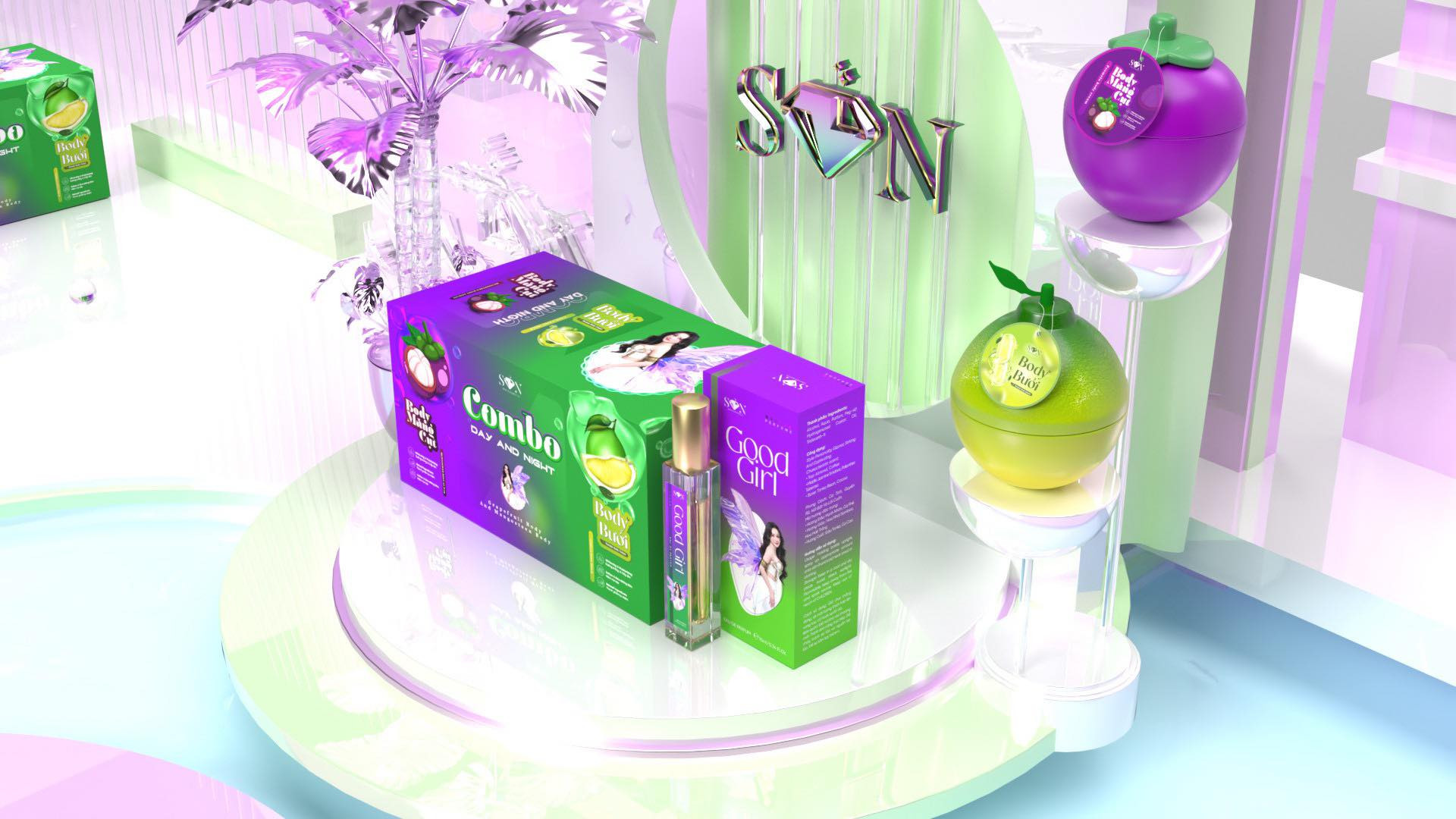 COMBO BODY BƯỞI & MĂNG CỤT COMBO BODY BƯỞI & MĂNG CỤT