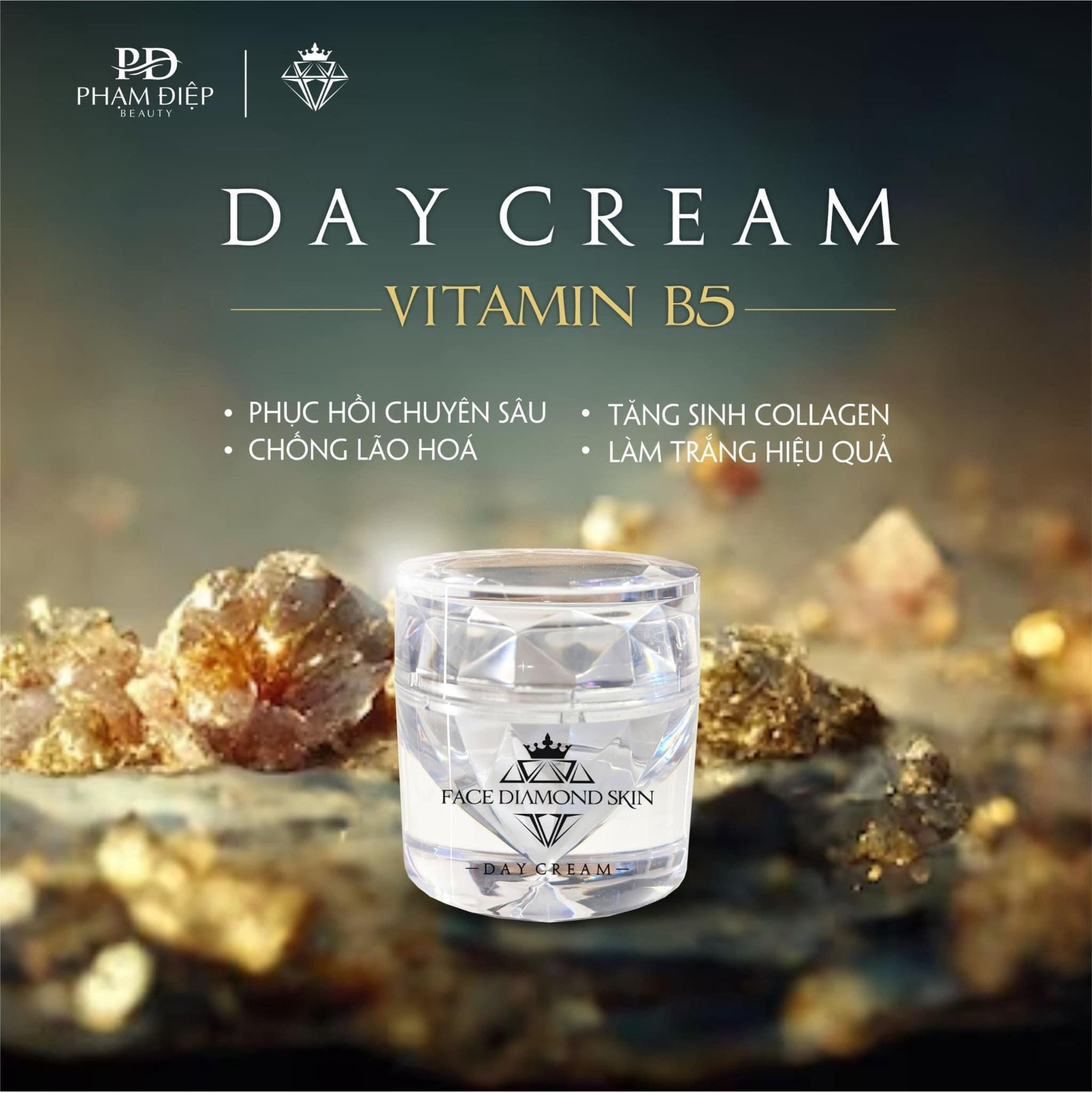 Kem Face Diamond Skin Vitamin B5 Phạm Điệp Beauty Day Cream Kem Face Diamond Skin Vitamin B5 Phạm Điệp Beauty Day Cream