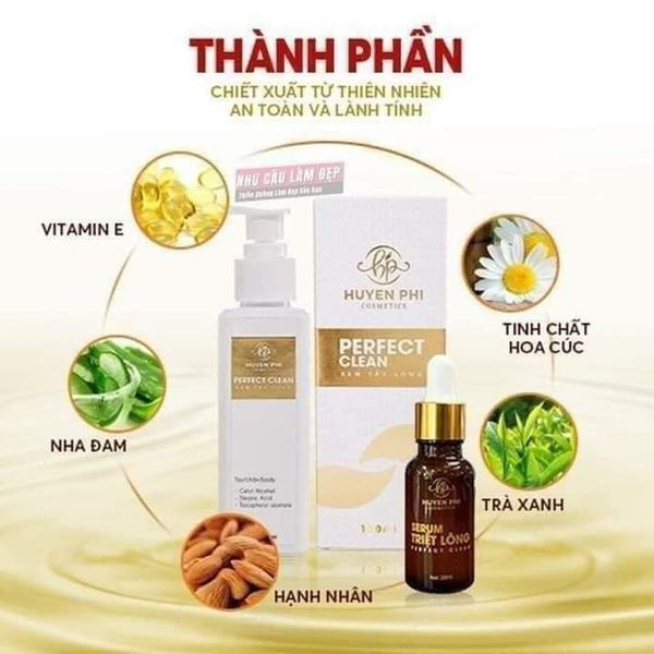 Kem tẩy lông Huyền Phi