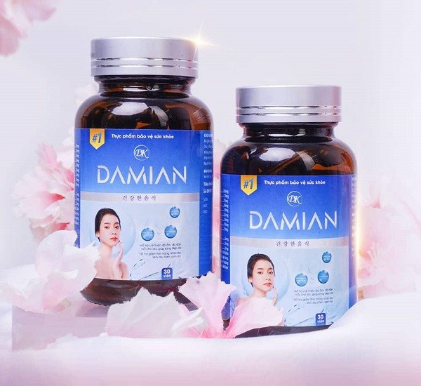 Viên uống trắng da Damian Viên uống trắng da Damian