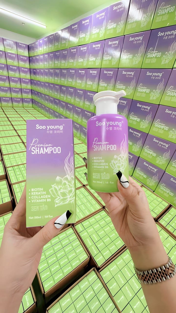 Combo Gội Xả Xịt Tóc Sen Tảo Soo Young Combo Gội Xả Xịt Tóc Sen Tảo Soo Young