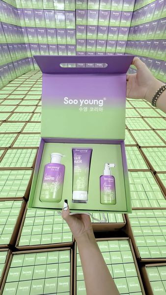 Combo Gội Xả Xịt Tóc Sen Tảo Soo Young Combo Gội Xả Xịt Tóc Sen Tảo Soo Young