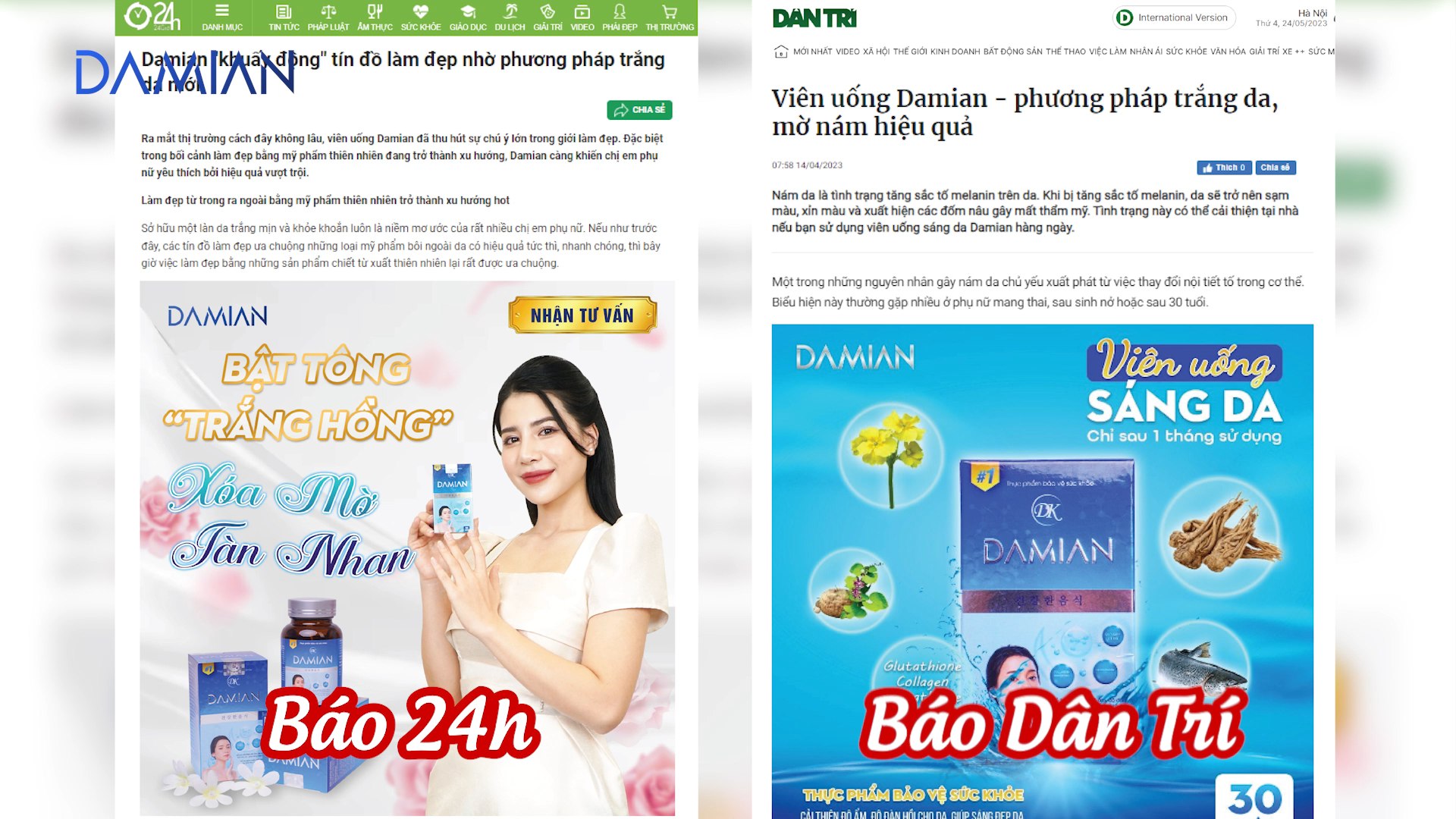 Viên Uống Trắng Da DaMiAn được các chuyên gia hàng đầu trong lĩnh vực Thẩm Mỹ nghiên cứu và phát triển