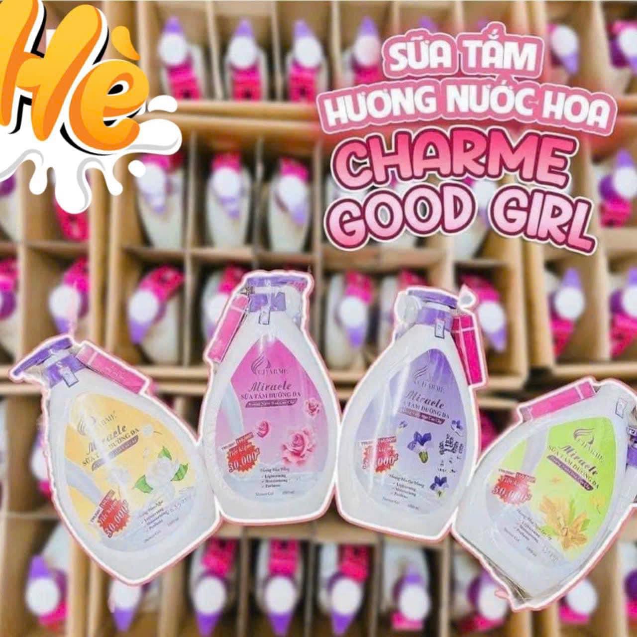 Sữa tắm Charme 1000ml sẵn hàng em về đủ màu nha khách