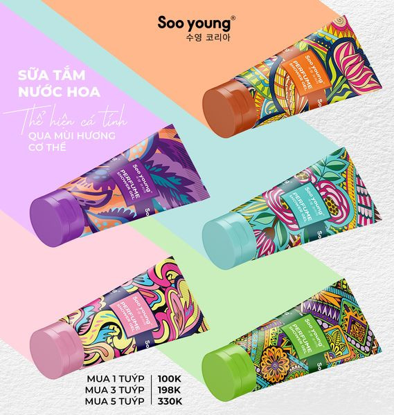 Sữa Tắm Nước Hoa Soo Young Sữa Tắm Nước Hoa Soo Young