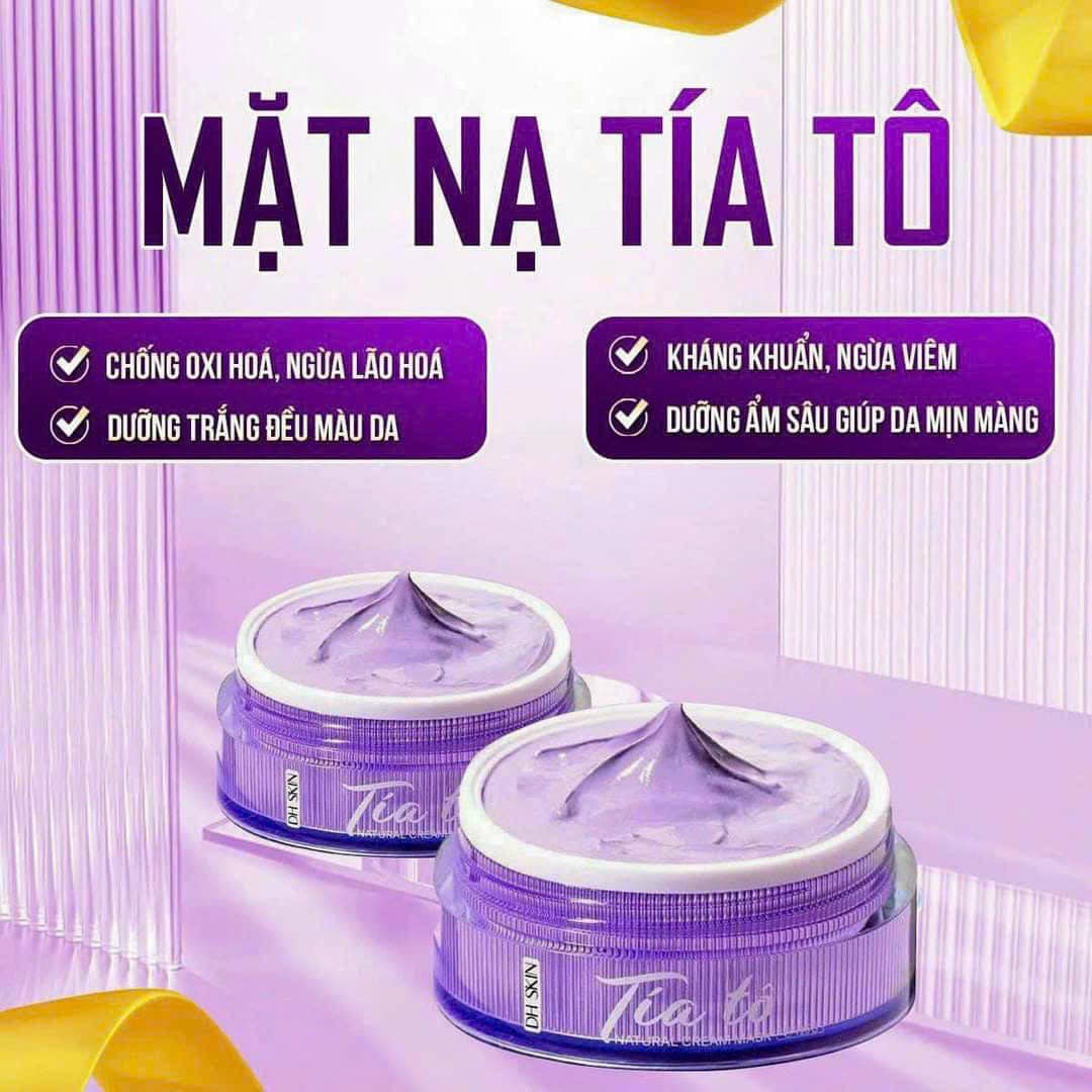 Nạ Tía Tô đắp mặt siêu phê da siêu đẹp Nạ Tía Tô đắp mặt siêu phê da siêu đẹp