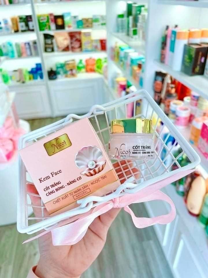 COMBO kem Face cốt Nám Đông ý NiCos và kem cốt Trắng nâng cơ Nicos Beauty COMBO kem Face cốt Nám Đông ý NiCos và kem cốt Trắng nâng cơ Nicos Beauty