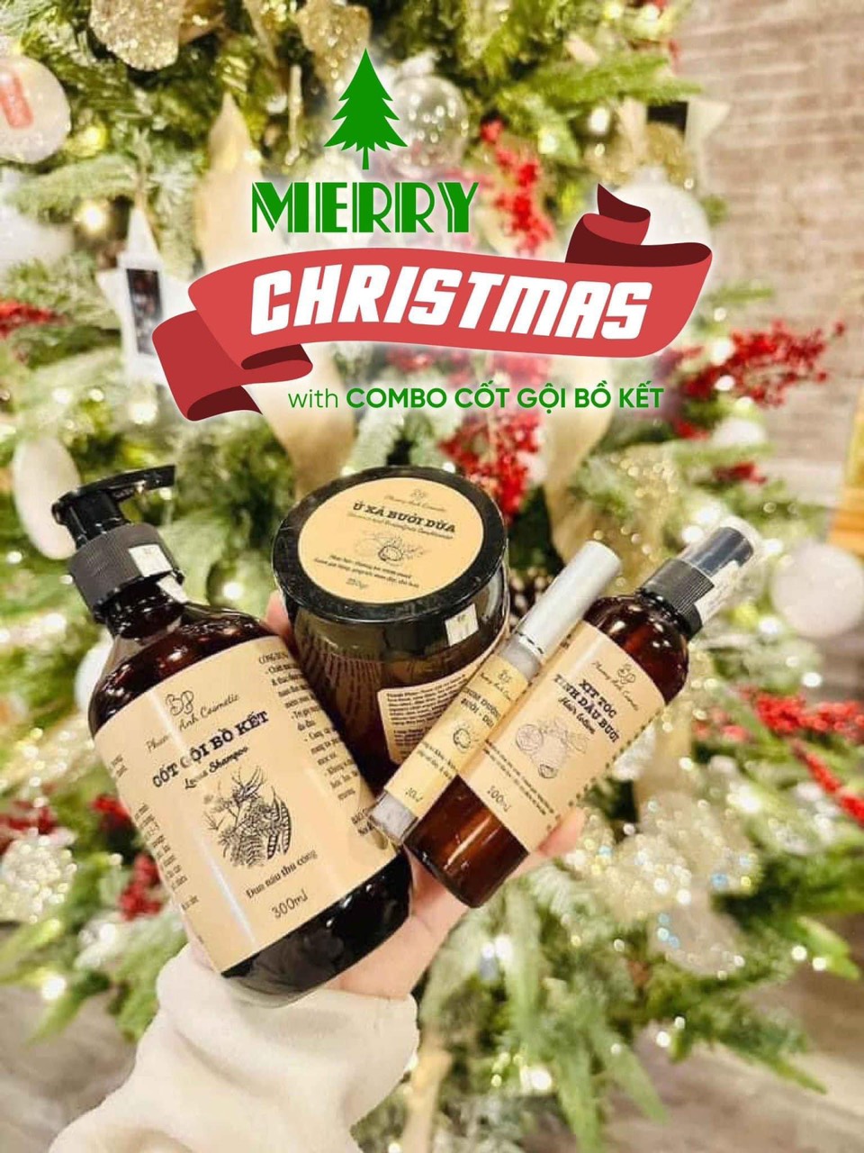 Jinn Gơ Beoo Năm thứ 3 combo cốt gội đón Noel