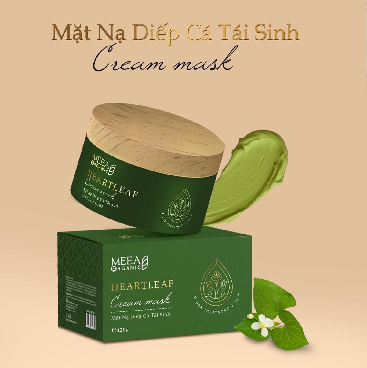 Mặt Nạ Diếp Cá Tái Sinh MeeA Organic Mặt Nạ Diếp Cá Tái Sinh MeeA Organic
