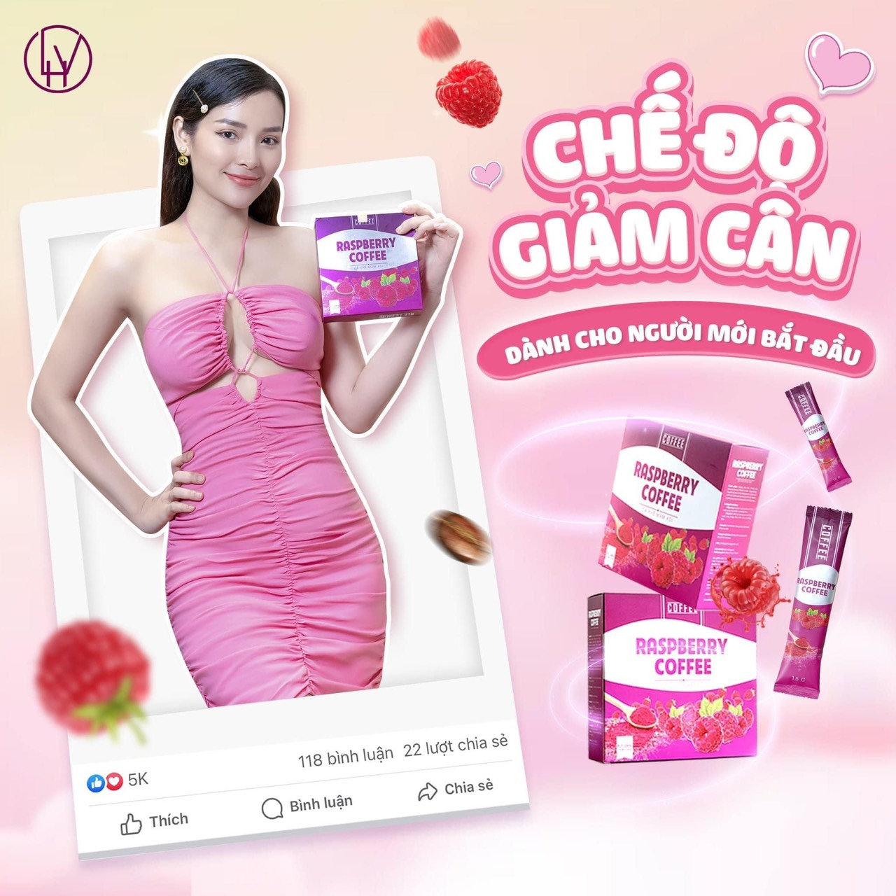 Cà Phê Mân Xôi tút tát thân hình quyến rũ