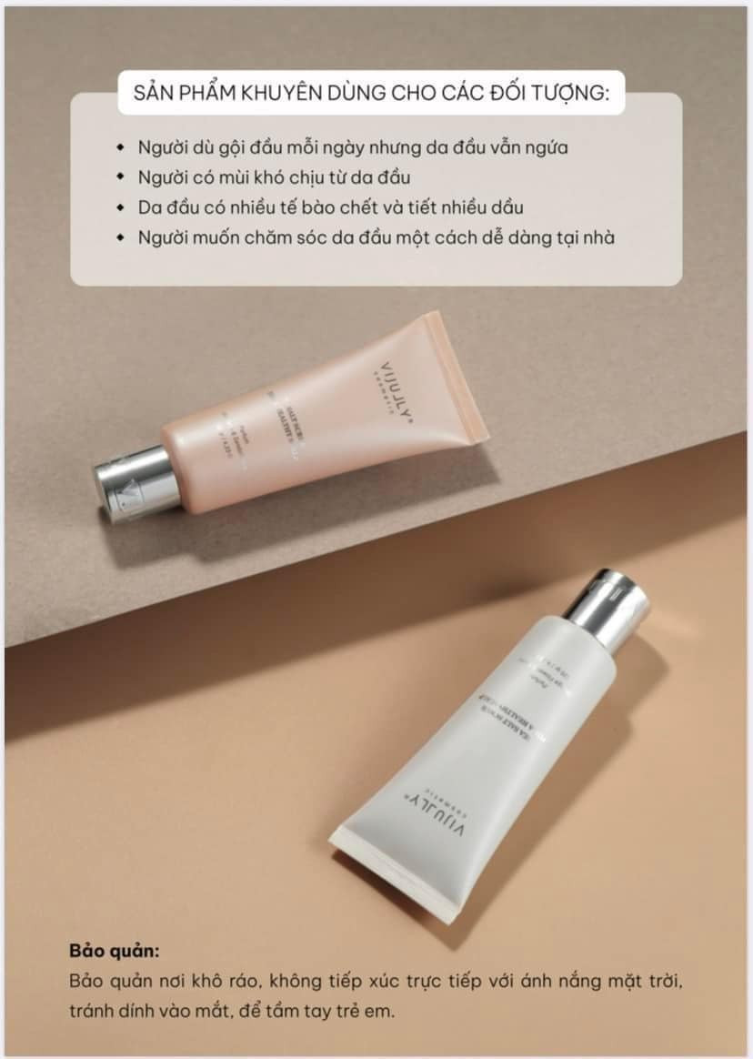 Vijully Seasalt Scrub với 2 phiên bản hoàn hảo dành cho Tóc Thường và cả Tóc tẩy nhuộm