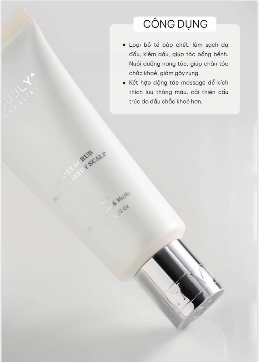 Vijully Seasalt Scrub với 2 phiên bản hoàn hảo dành cho Tóc Thường và cả Tóc tẩy nhuộm Vijully Seasalt Scrub với 2 phiên bản hoàn hảo dành cho Tóc Thường và cả Tóc tẩy nhuộm