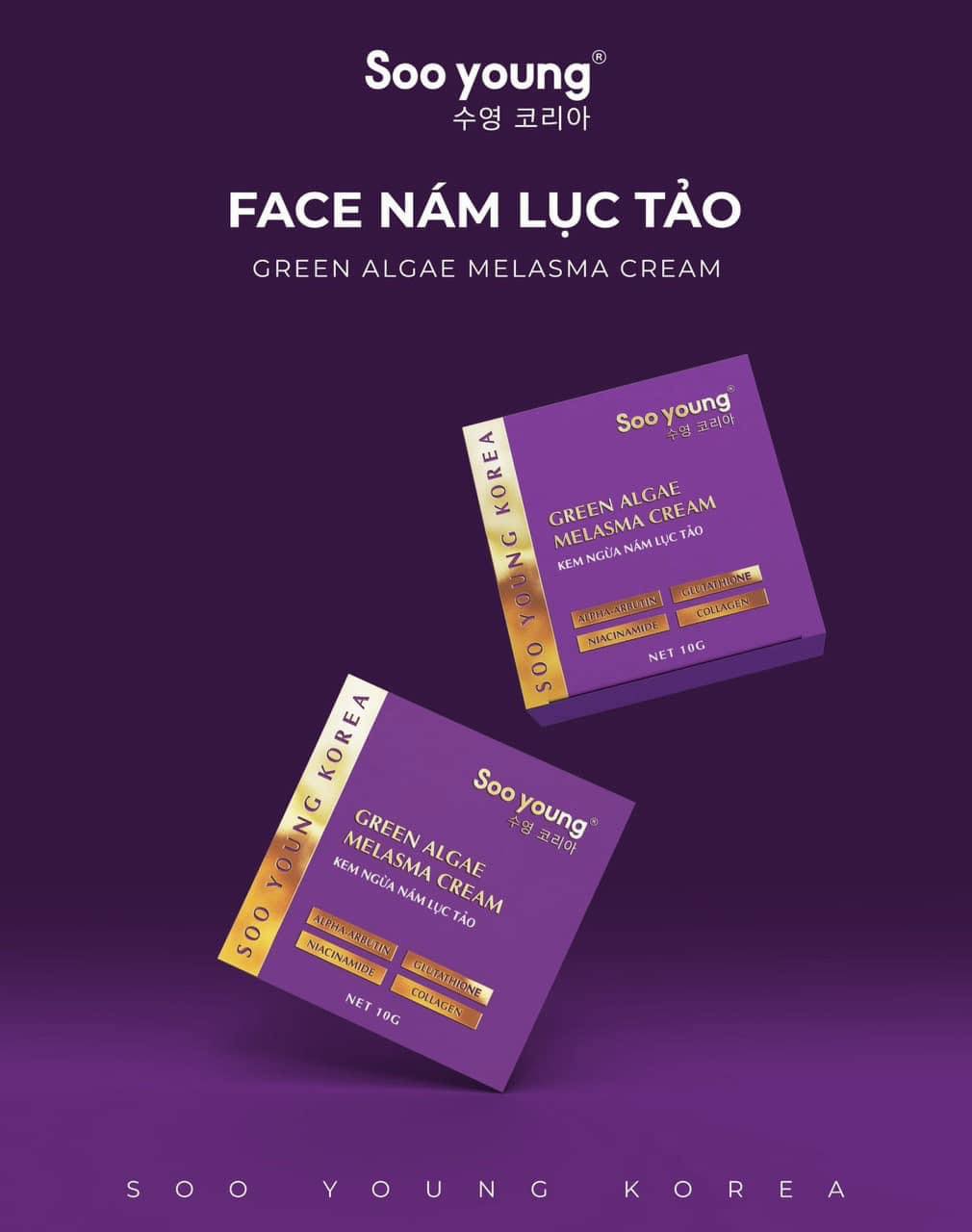 Face đêm lục Tảo bảng thành phần đắt đỏ Face đêm lục Tảo bảng thành phần đắt đỏ