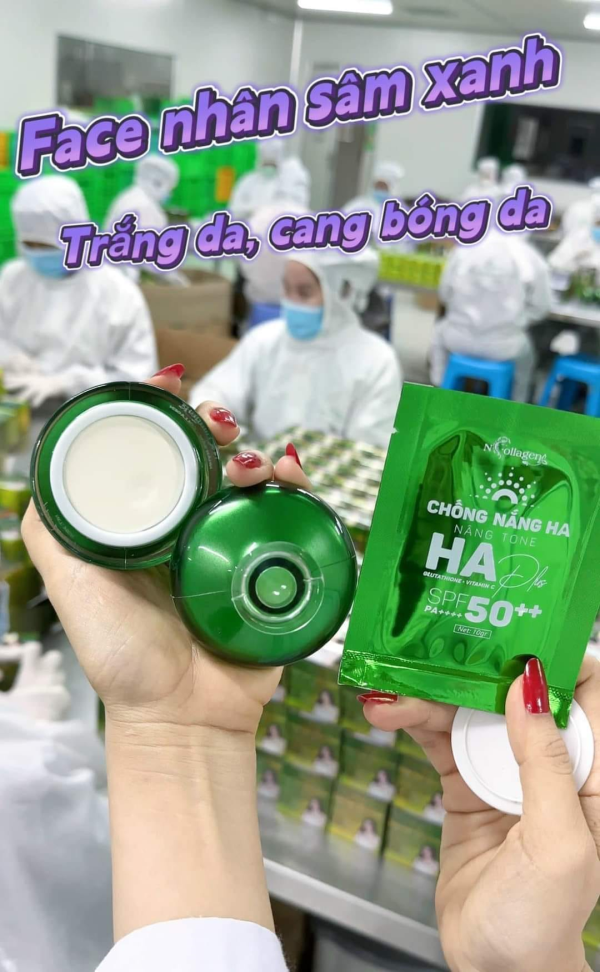 Kem Face Nhân Sâm Xanh N Collagen Phiên Bản Cải Tiến Kem Face Nhân Sâm Xanh N Collagen Phiên Bản Cải Tiến