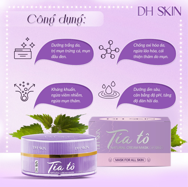 MẶT NẠ TÍA TÔ DH SKIN MẶT NẠ TÍA TÔ DH SKIN
